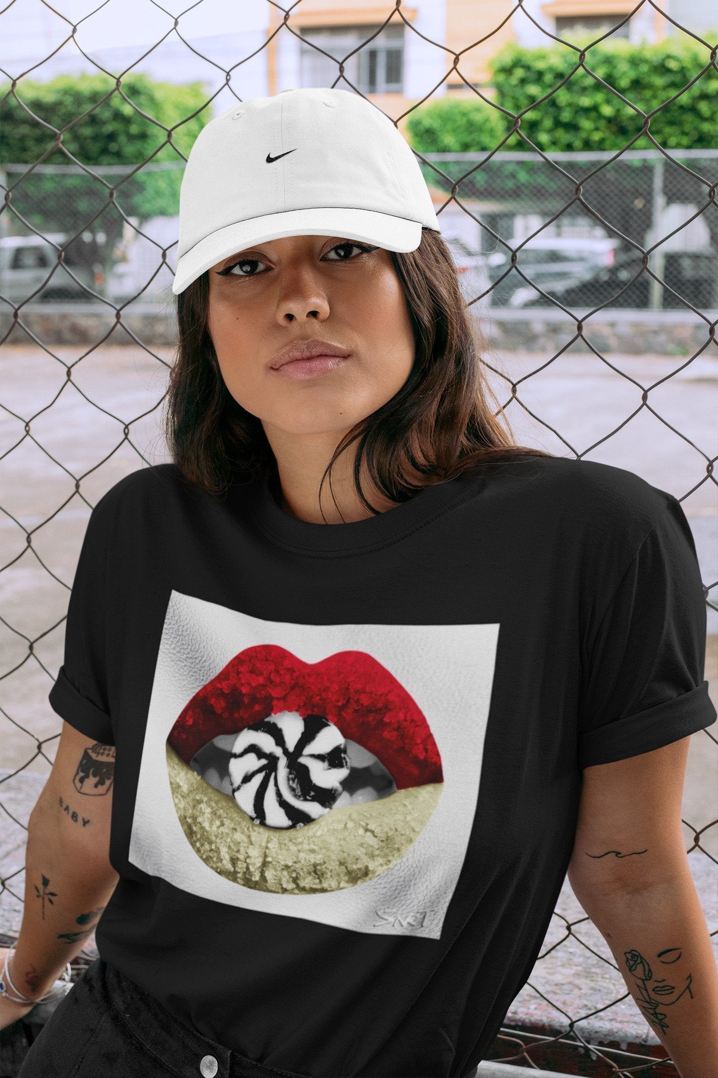 Lips Candy Unisex Tops - Air Jordan 2 OFF-WHITE Varsity Red