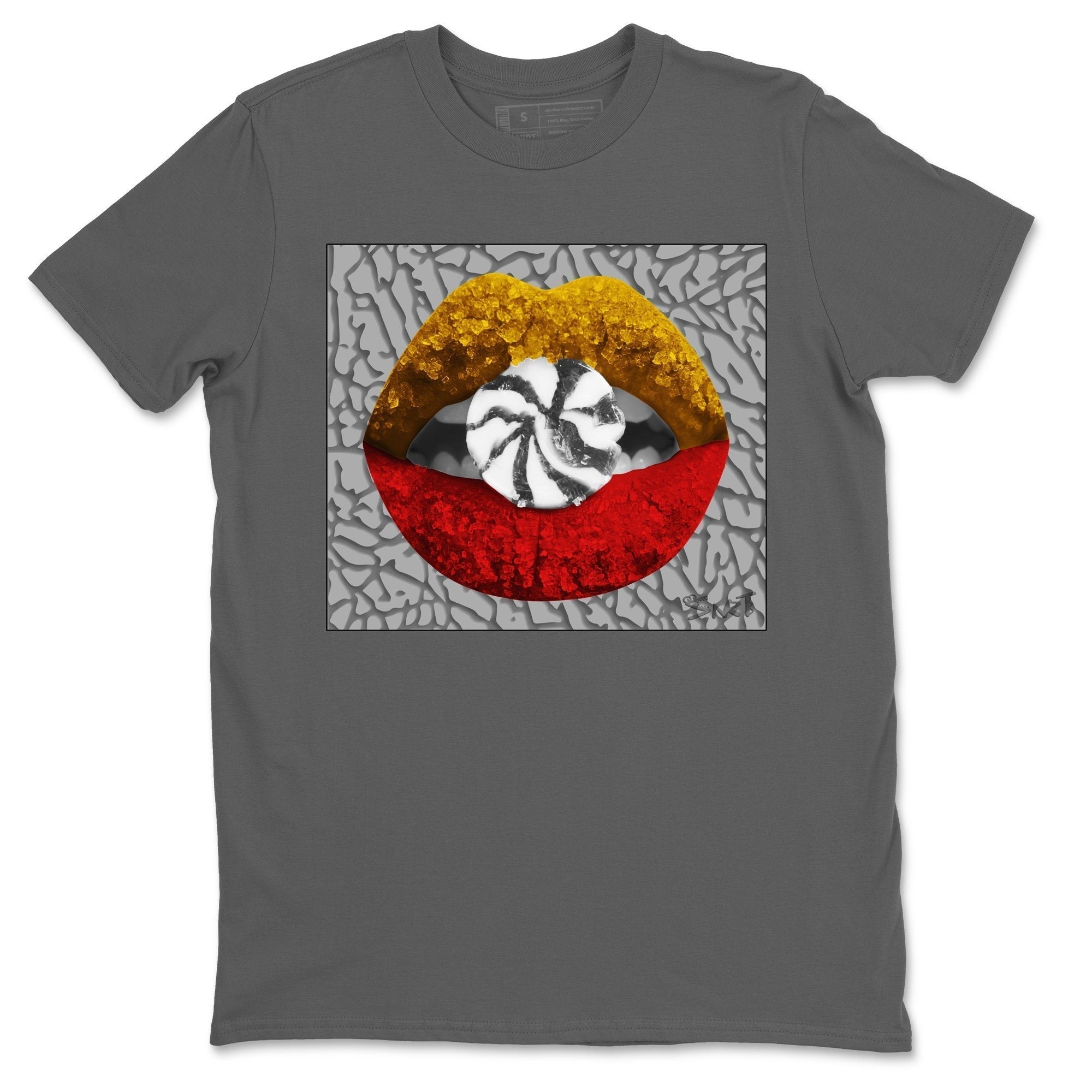 Lips Candy Unisex Tops - Air Jordan 3 Cool Grey