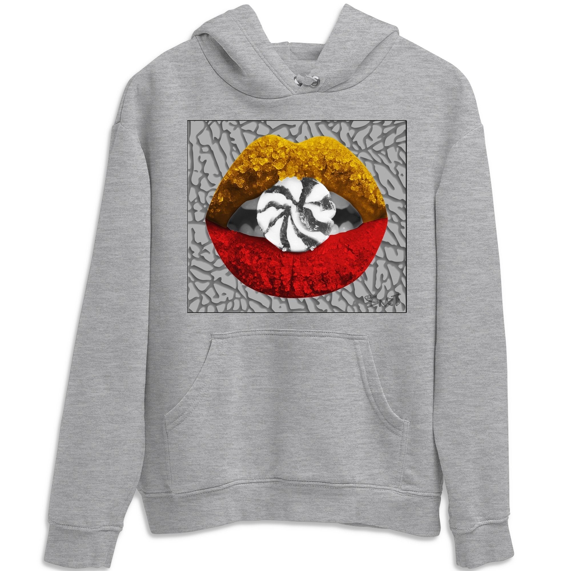 Lips Candy Unisex Tops - Air Jordan 3 Cool Grey
