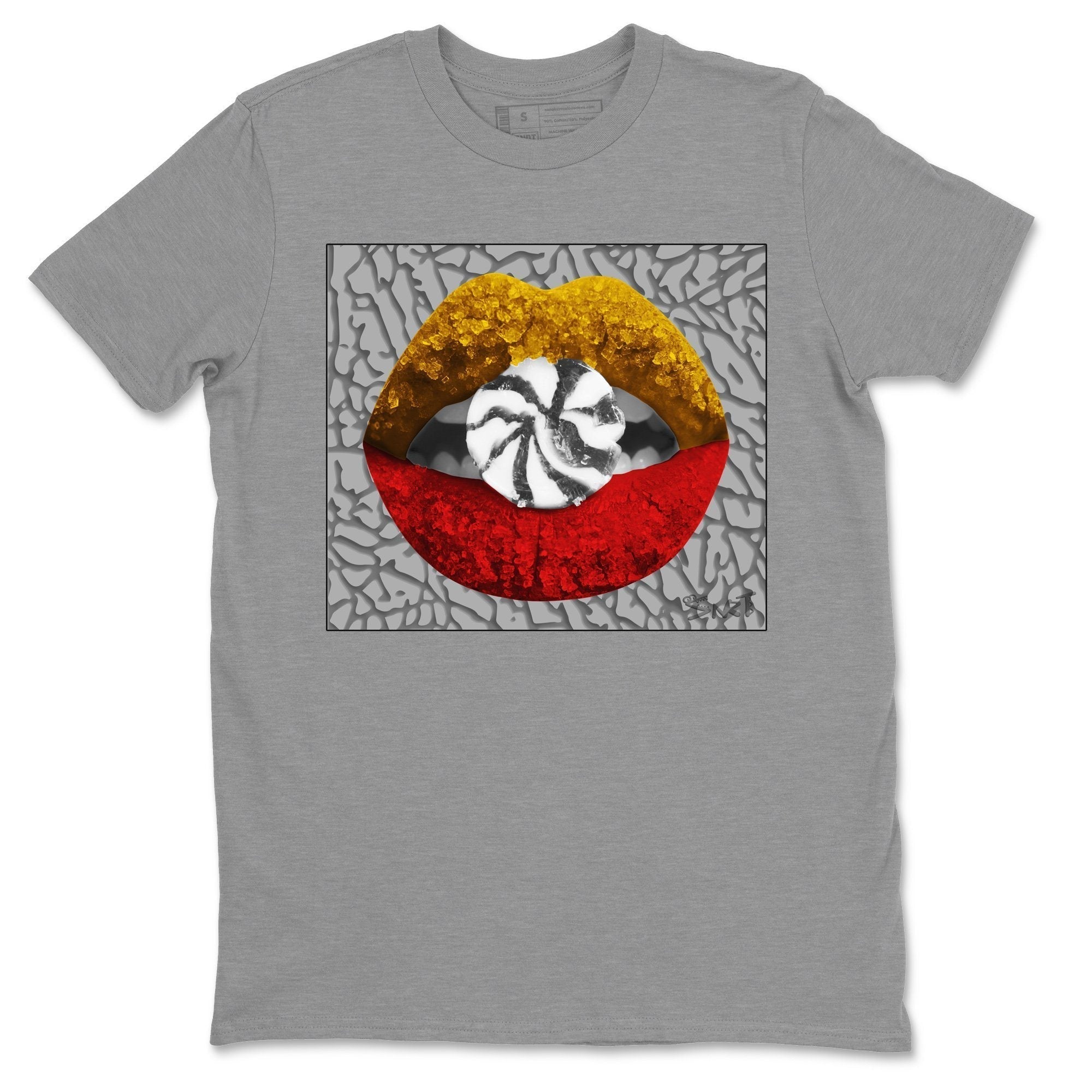 Lips Candy Unisex Tops - Air Jordan 3 Cool Grey