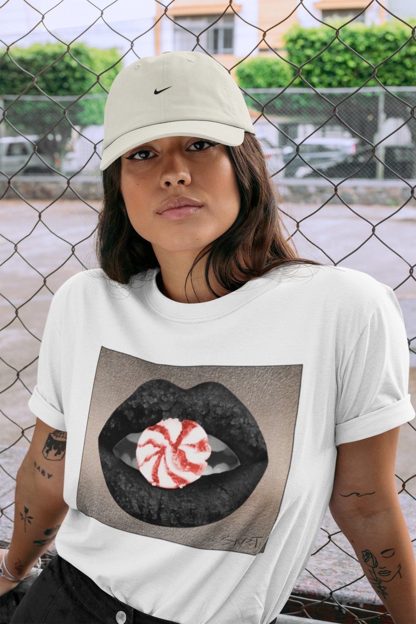 Lips Candy Unisex Tops - Air Jordan 4 Taupe Haze