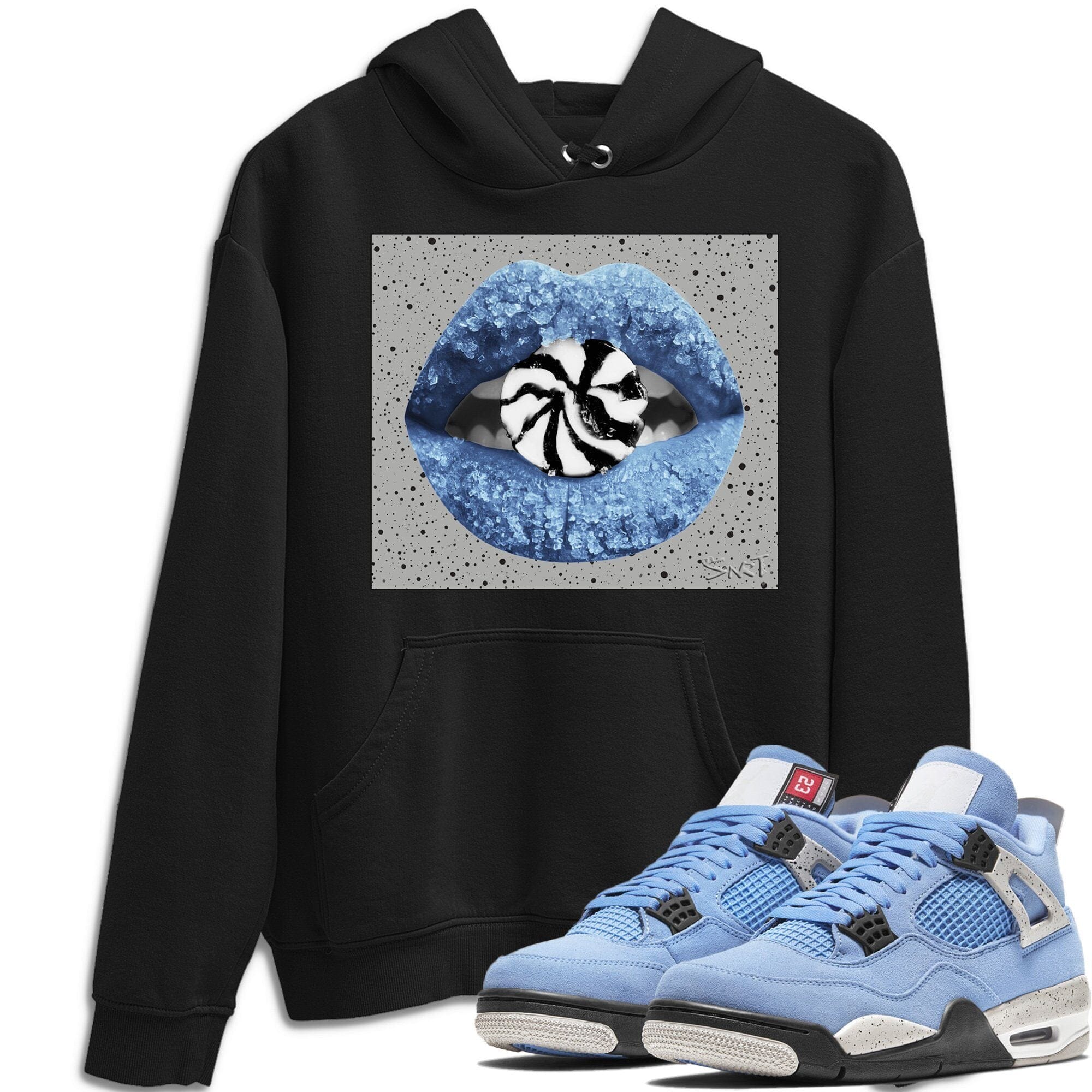 Lips Candy Unisex Tops - Air Jordan 4 University Blue