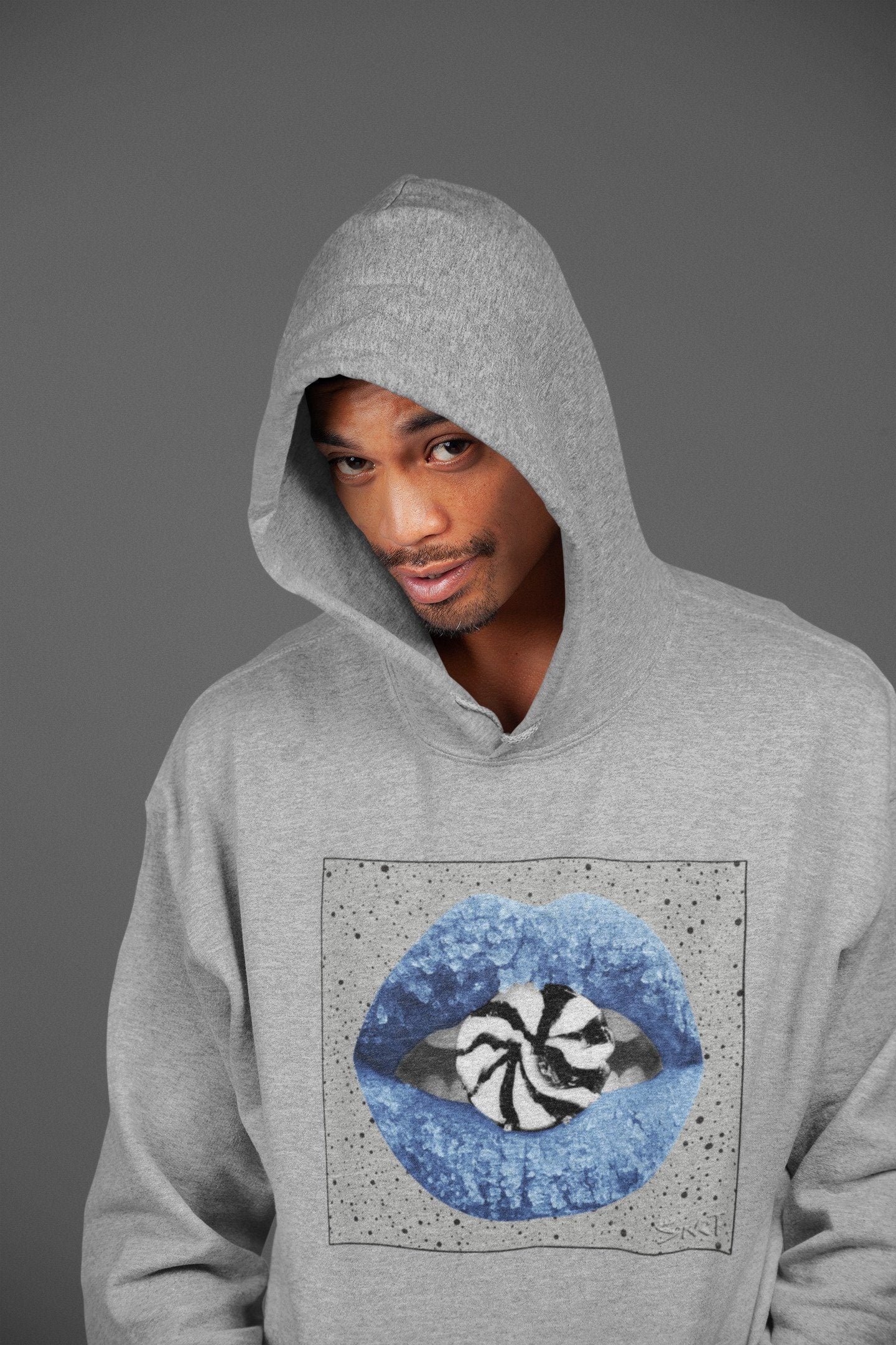 Lips Candy Unisex Tops - Air Jordan 4 University Blue