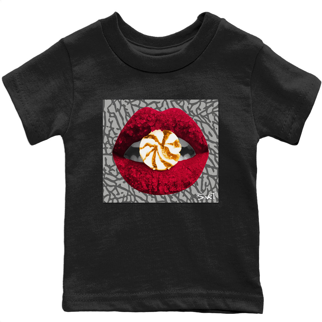 Lips Candy Kids Tops - Air Jordan 3 Cardinal