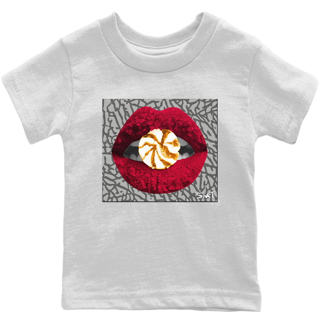 Lips Candy Kids Tops - Air Jordan 3 Cardinal