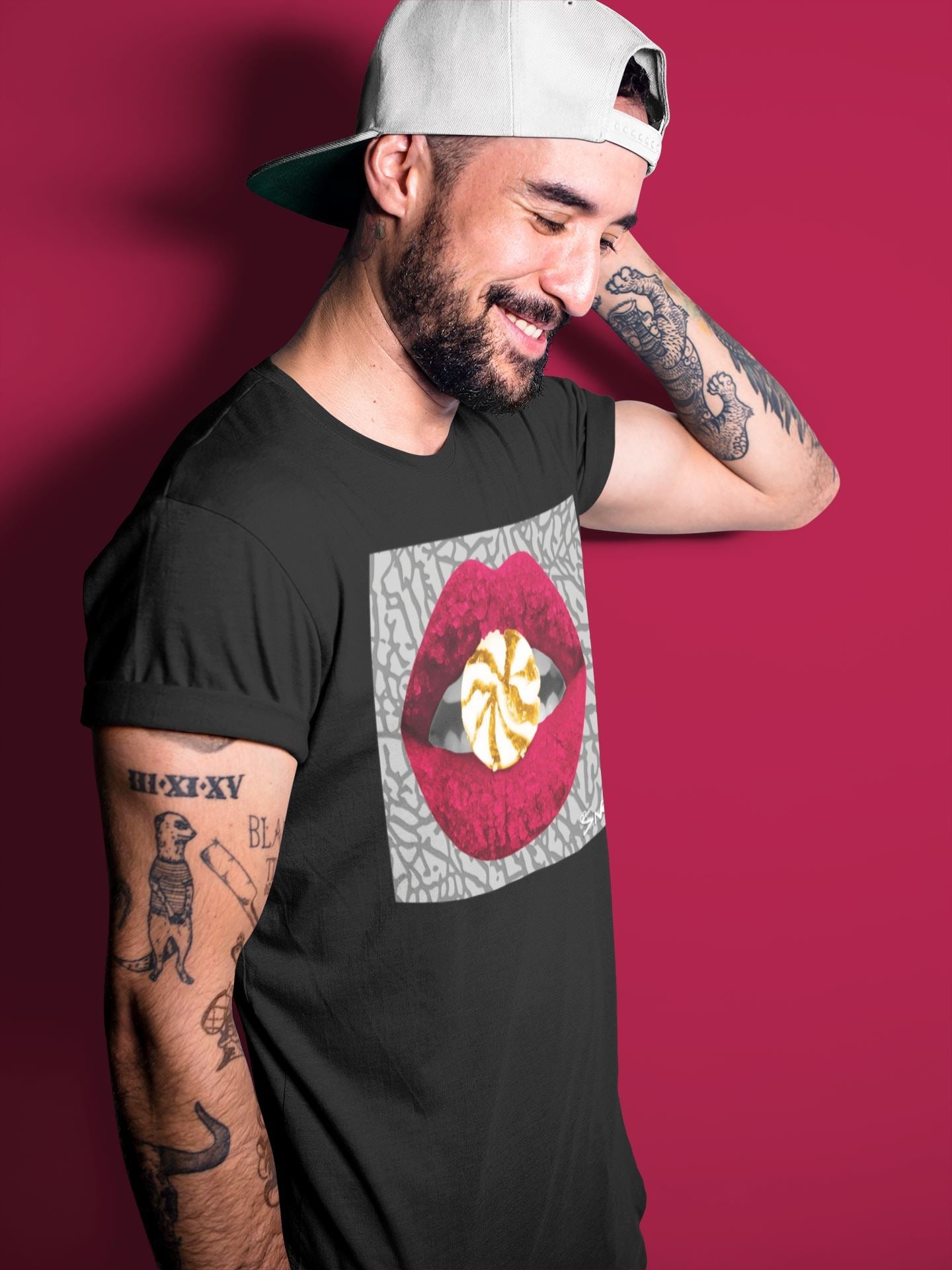 Lips Candy Unisex Tops - Air Jordan 3 Cardinal