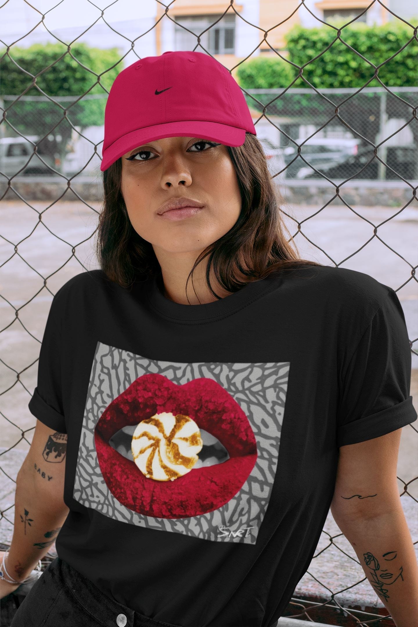 Lips Candy Unisex Tops - Air Jordan 3 Cardinal