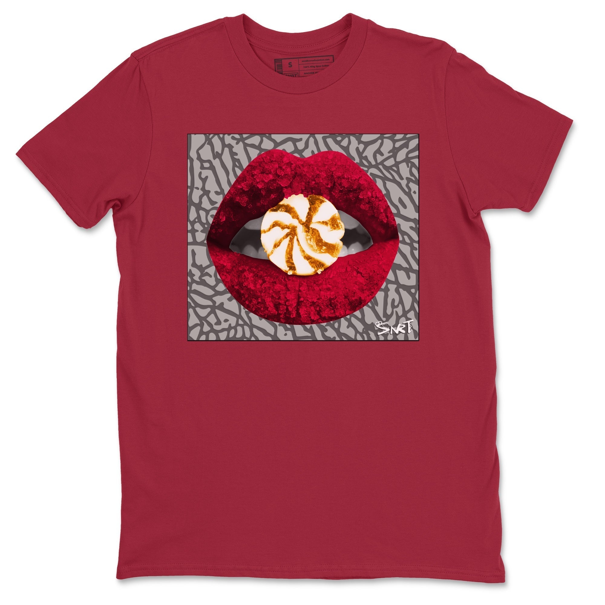 Lips Candy Unisex Tops - Air Jordan 3 Cardinal