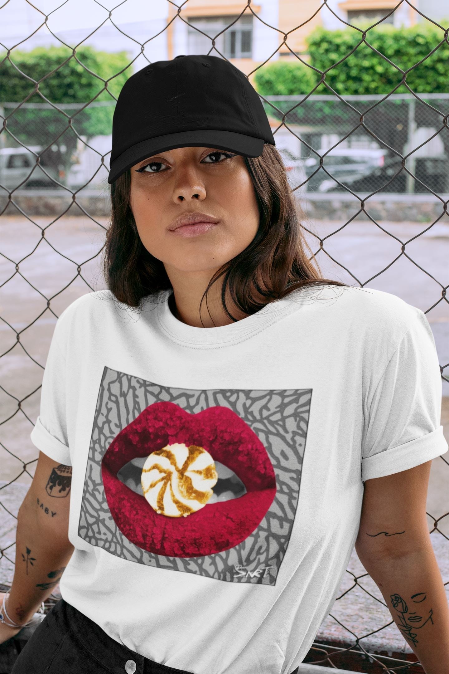 Lips Candy Unisex Tops - Air Jordan 3 Cardinal