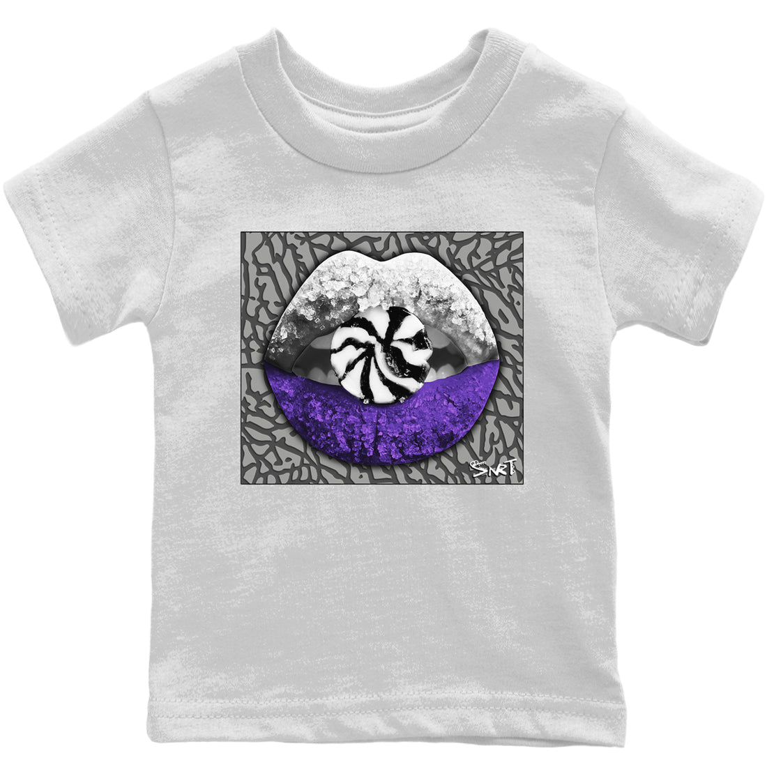 Lips Candy Kids Tops - Air Jordan 3 Dark Iris