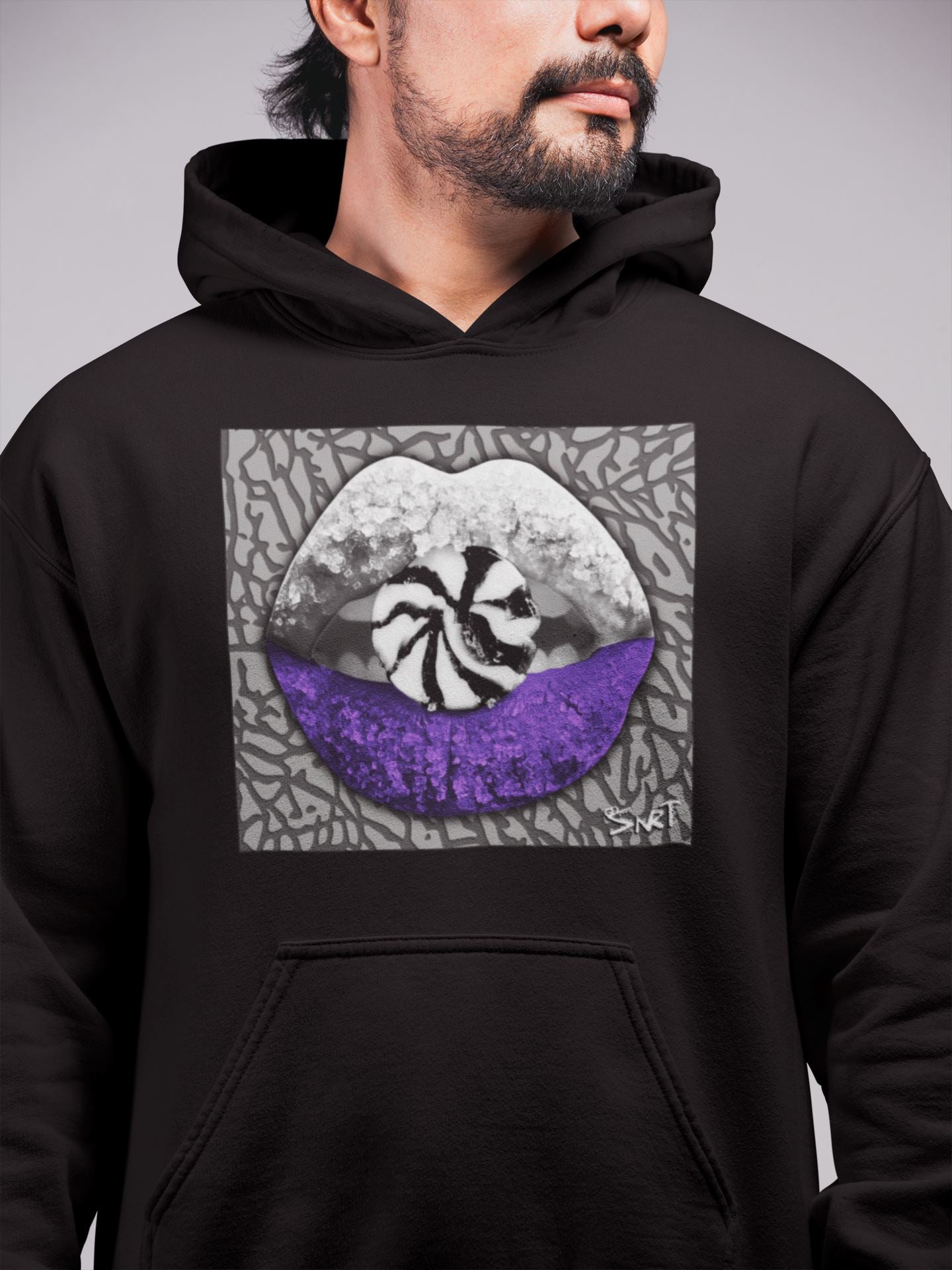 Lips Candy Unisex Tops - Air Jordan 3 Dark Iris
