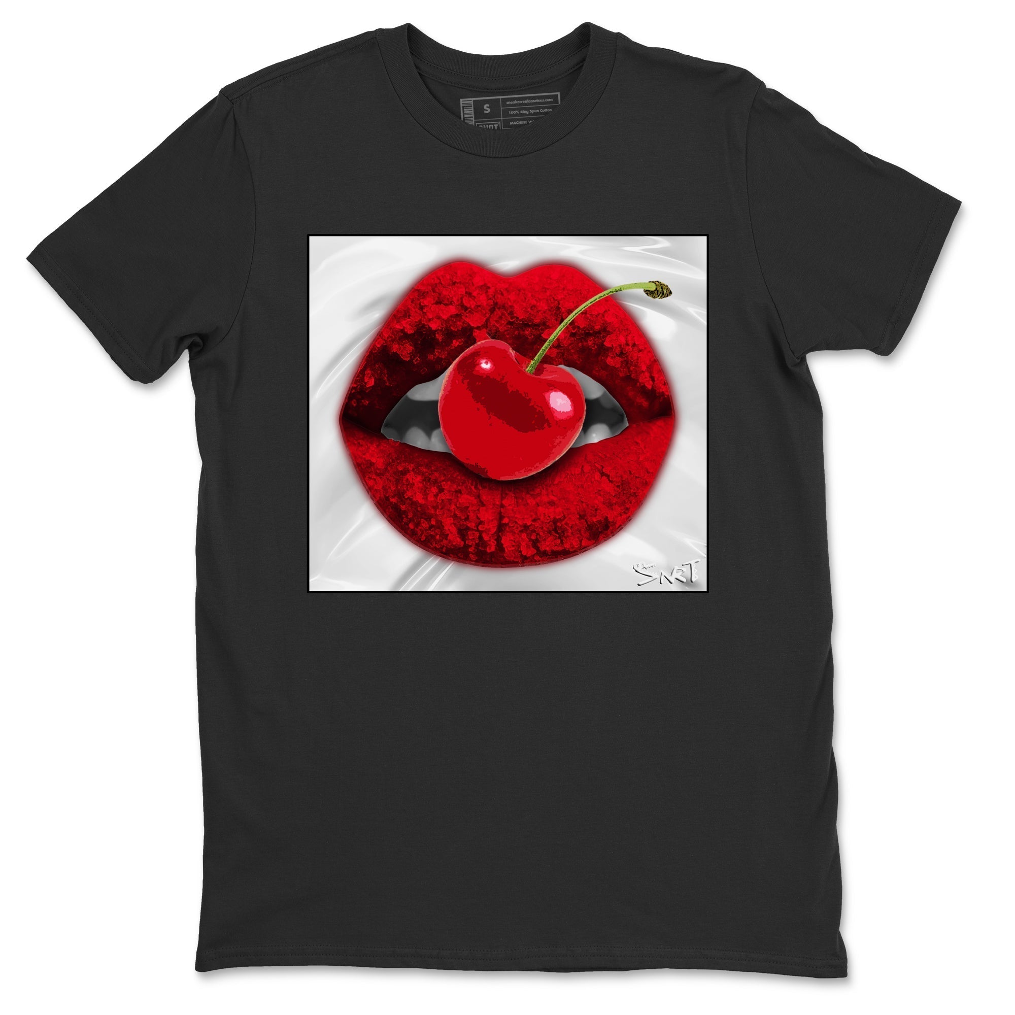 Lips Cherry Unisex Tops - Air Jordan 11 Cherry