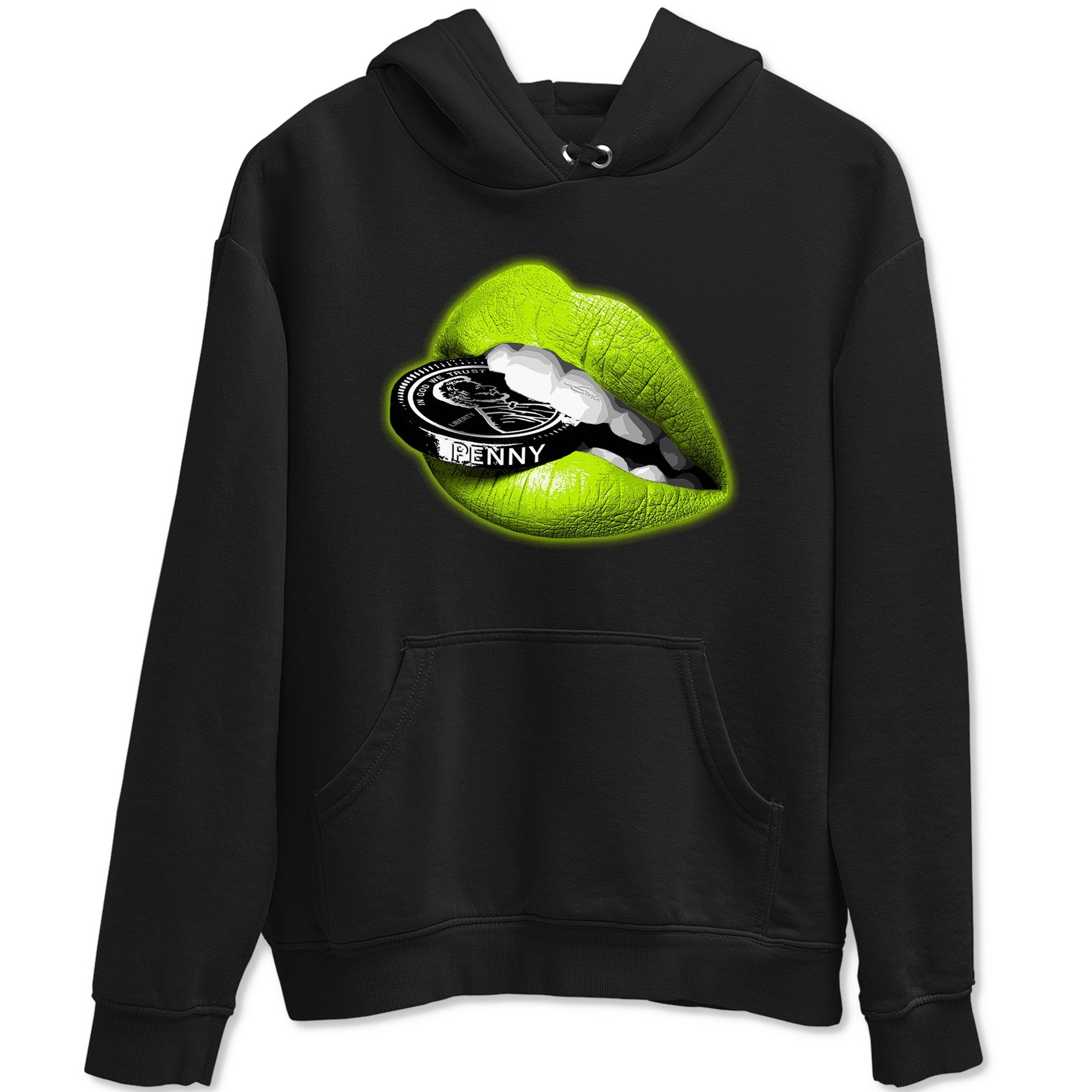 Lips Coin snkmatch Tees - Air Foamposite One Black Volt