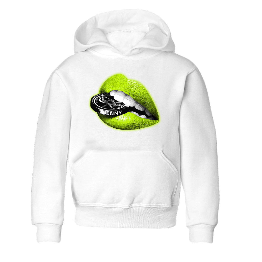 Lips Coin snkmatch Tees Kids - Air Foamposite One Black Volt