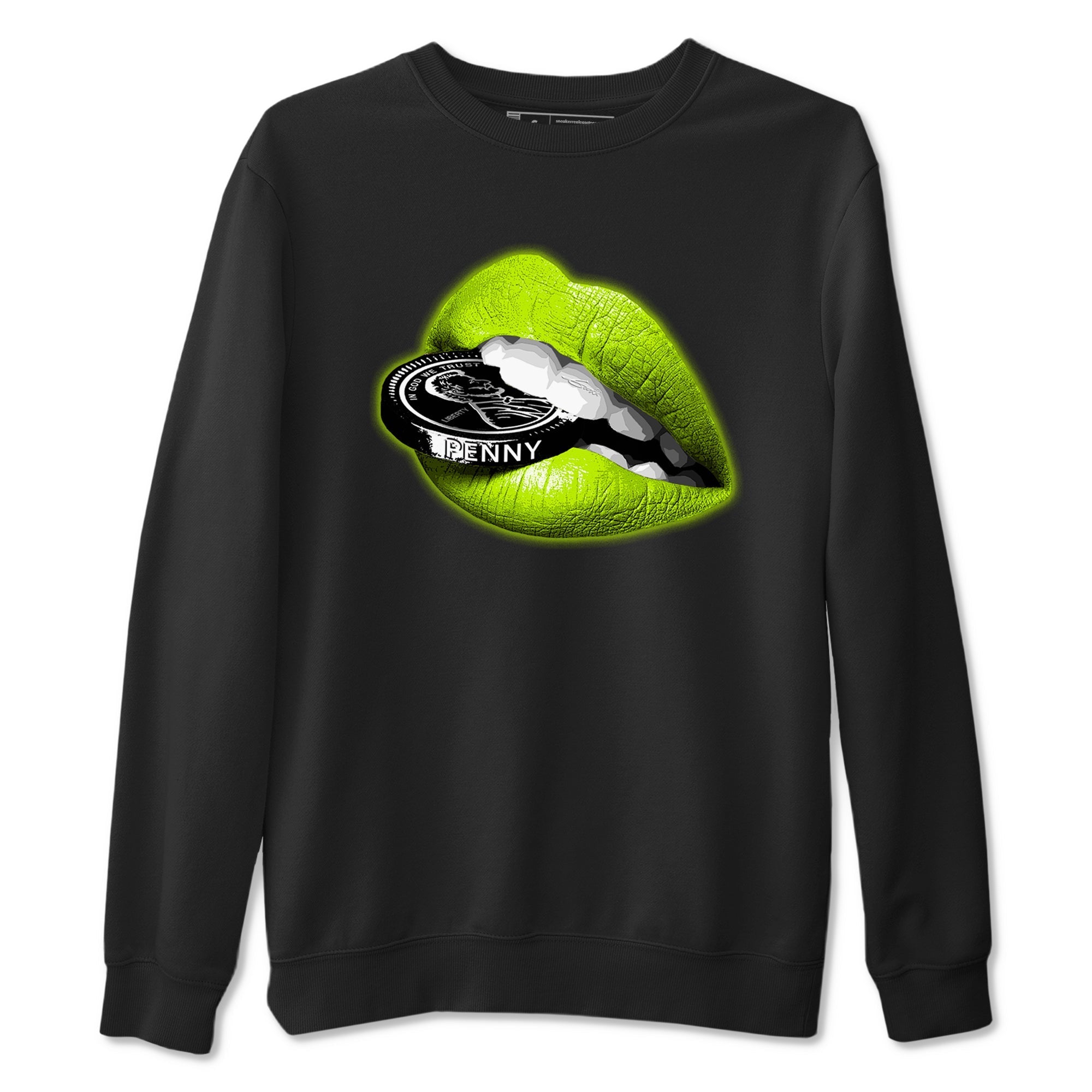 Lips Coin snkmatch Tees - Air Foamposite One Black Volt