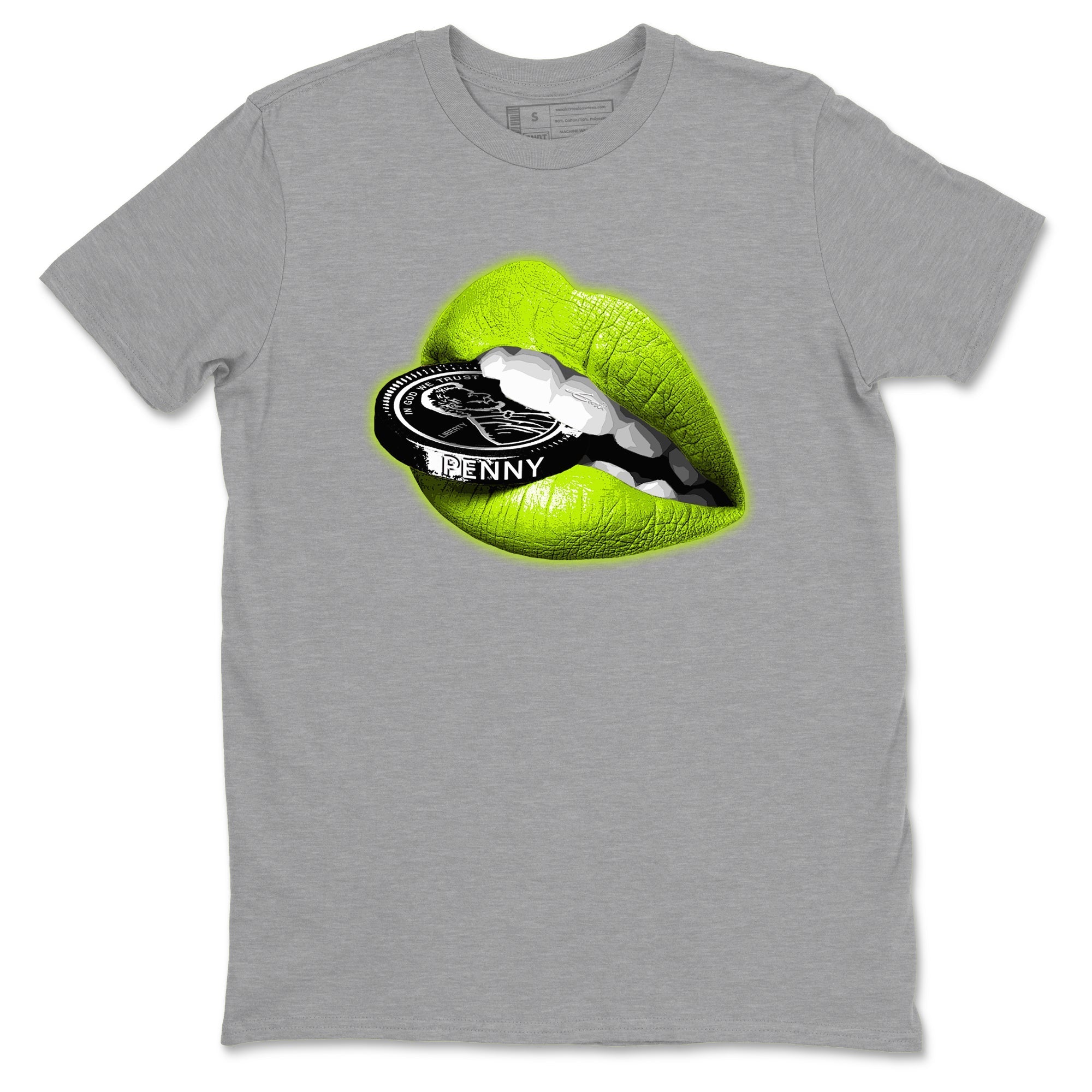 Lips Coin snkmatch Tees - Air Foamposite One Black Volt
