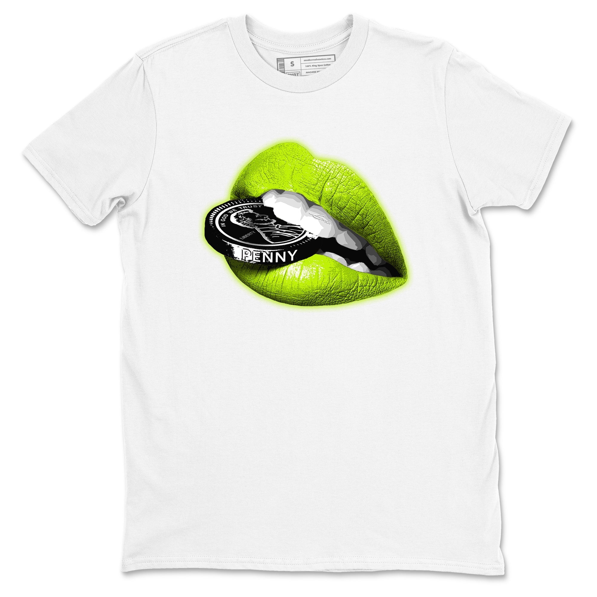 Lips Coin snkmatch Tees - Air Foamposite One Black Volt