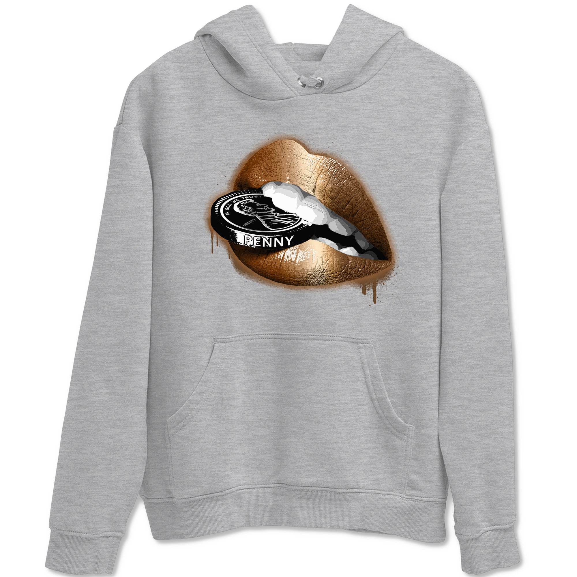 Lips Coin snkmatch Tees - Air Foamposite One Metallic Copper