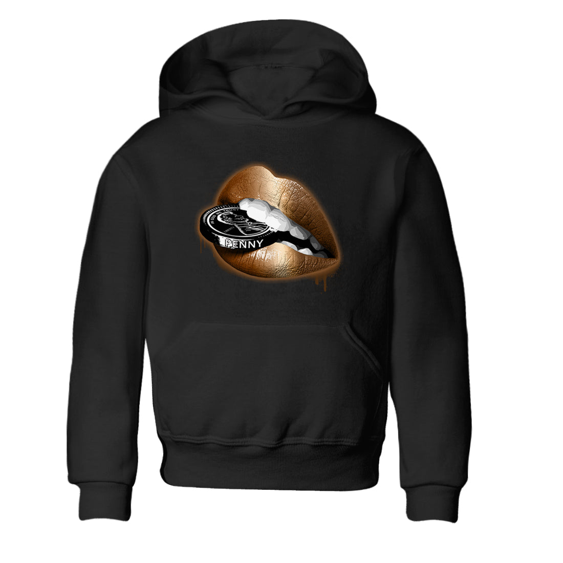 Lips Coin snkmatch Tees Kids - Air Foamposite One Metallic Copper