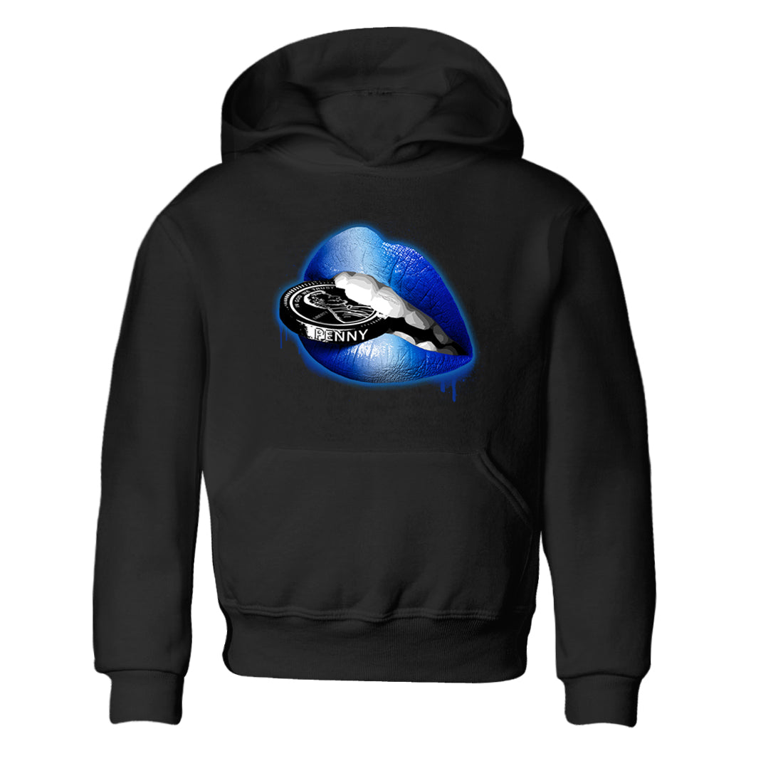 Lips Coin snkmatch Tees Kids - Air Foamposite One Royal