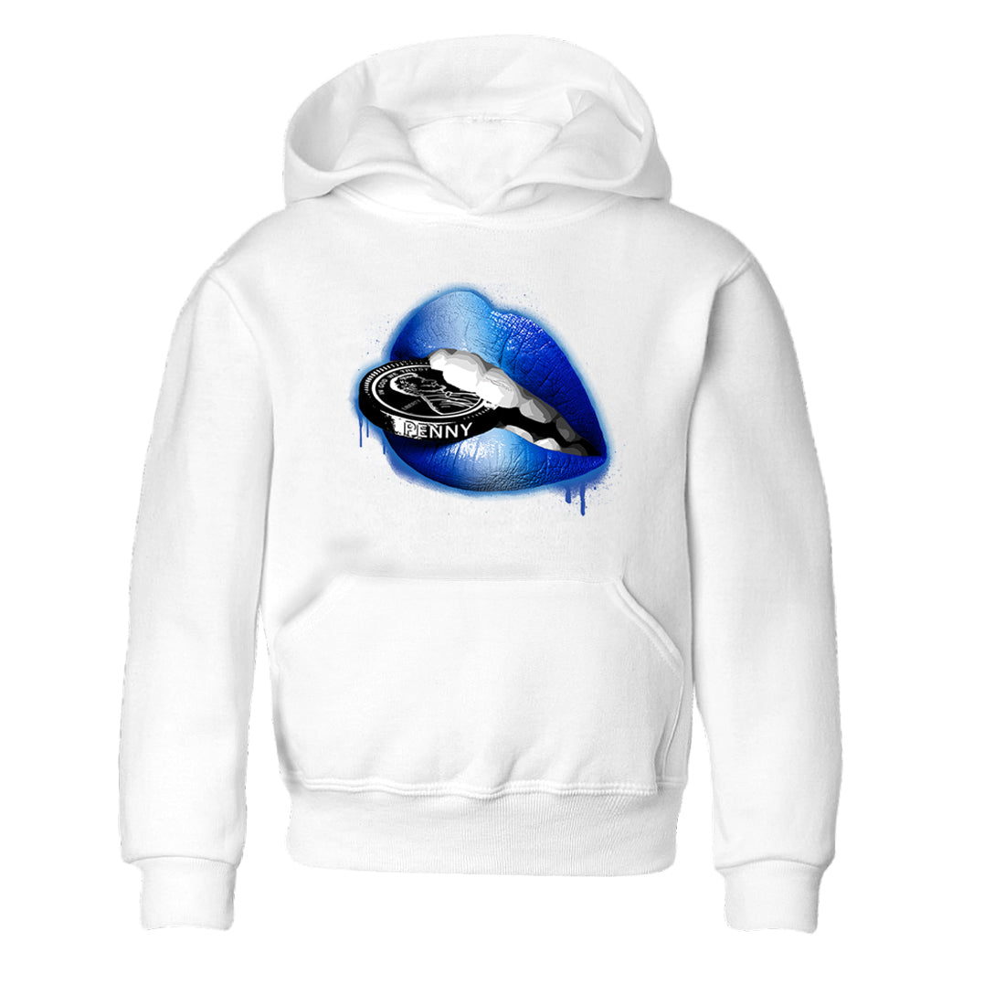 Lips Coin snkmatch Tees Kids - Air Foamposite One Royal