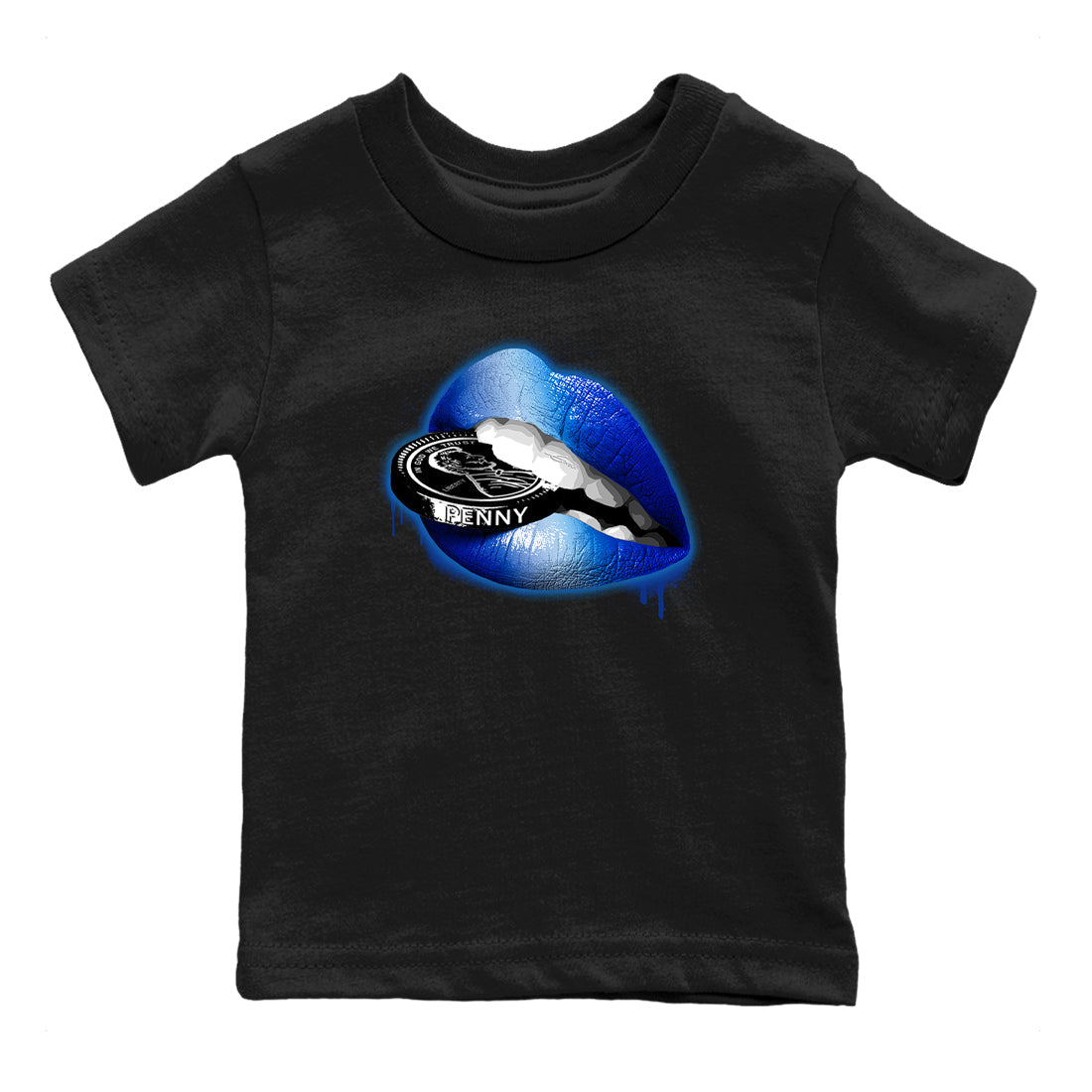 Lips Coin snkmatch Tees Kids - Air Foamposite One Royal