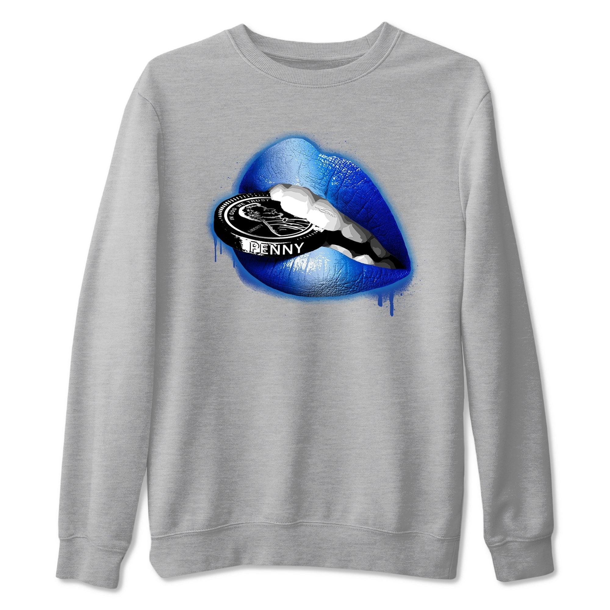 Lips Coin snkmatch Tees - Air Foamposite One Royal