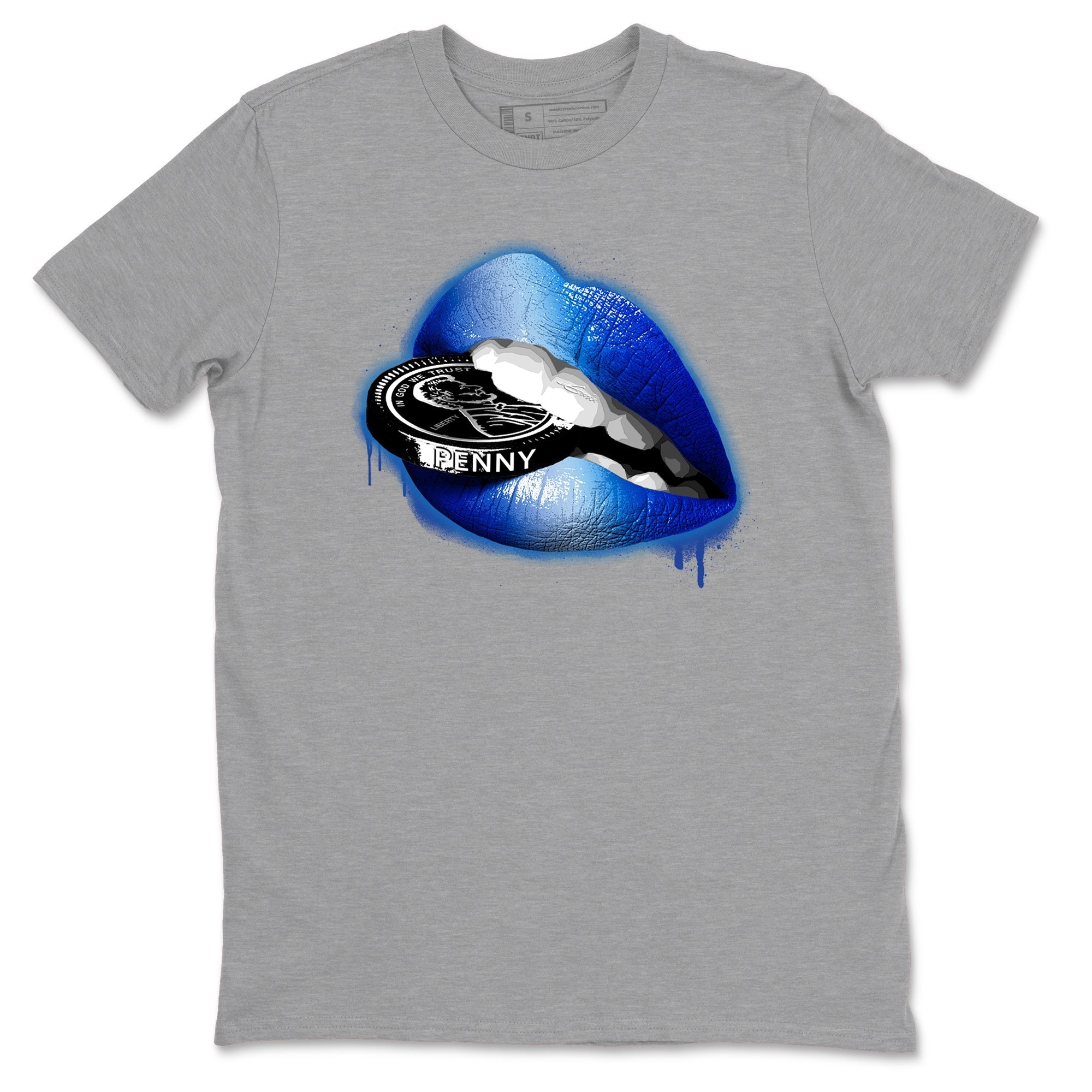Lips Coin snkmatch Tees - Air Foamposite One Royal
