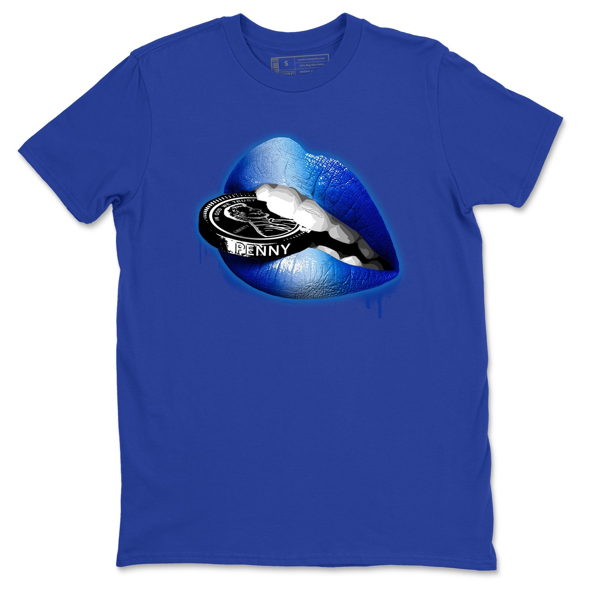 Lips Coin snkmatch Tees - Air Foamposite One Royal