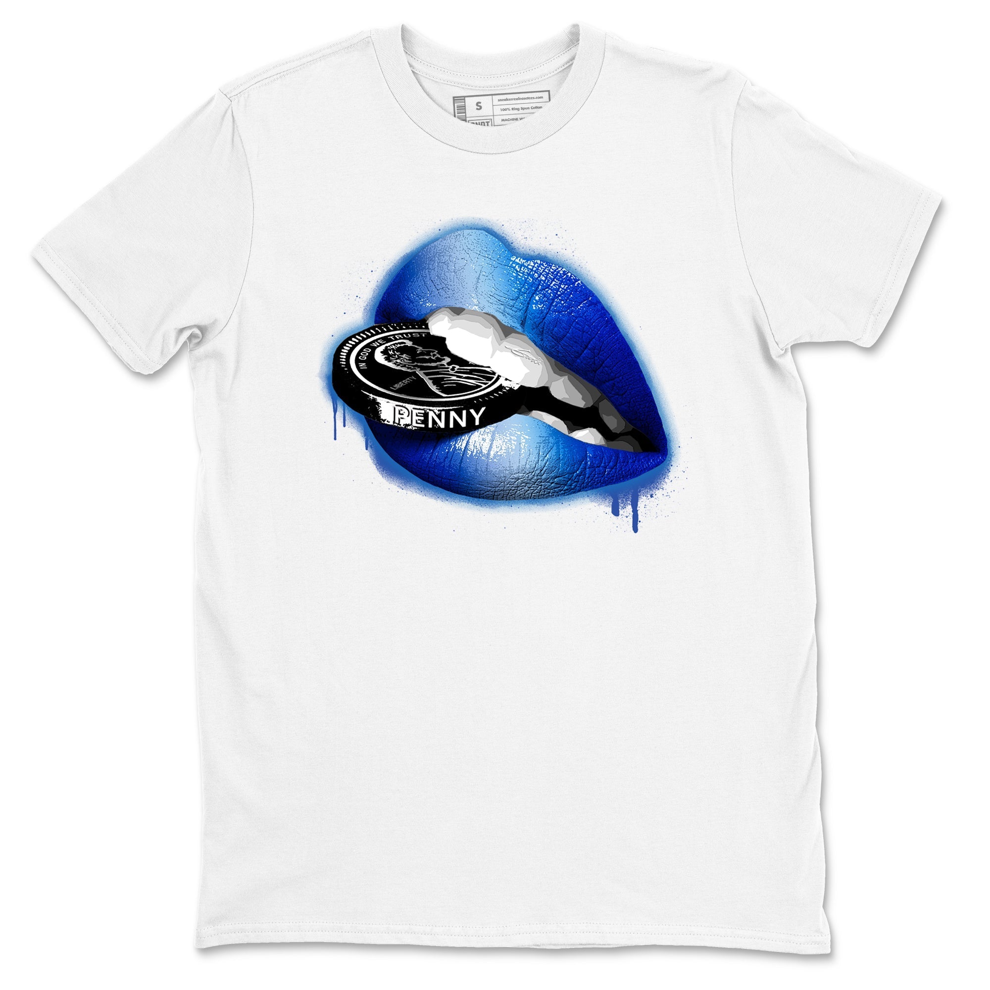 Lips Coin snkmatch Tees - Air Foamposite One Royal