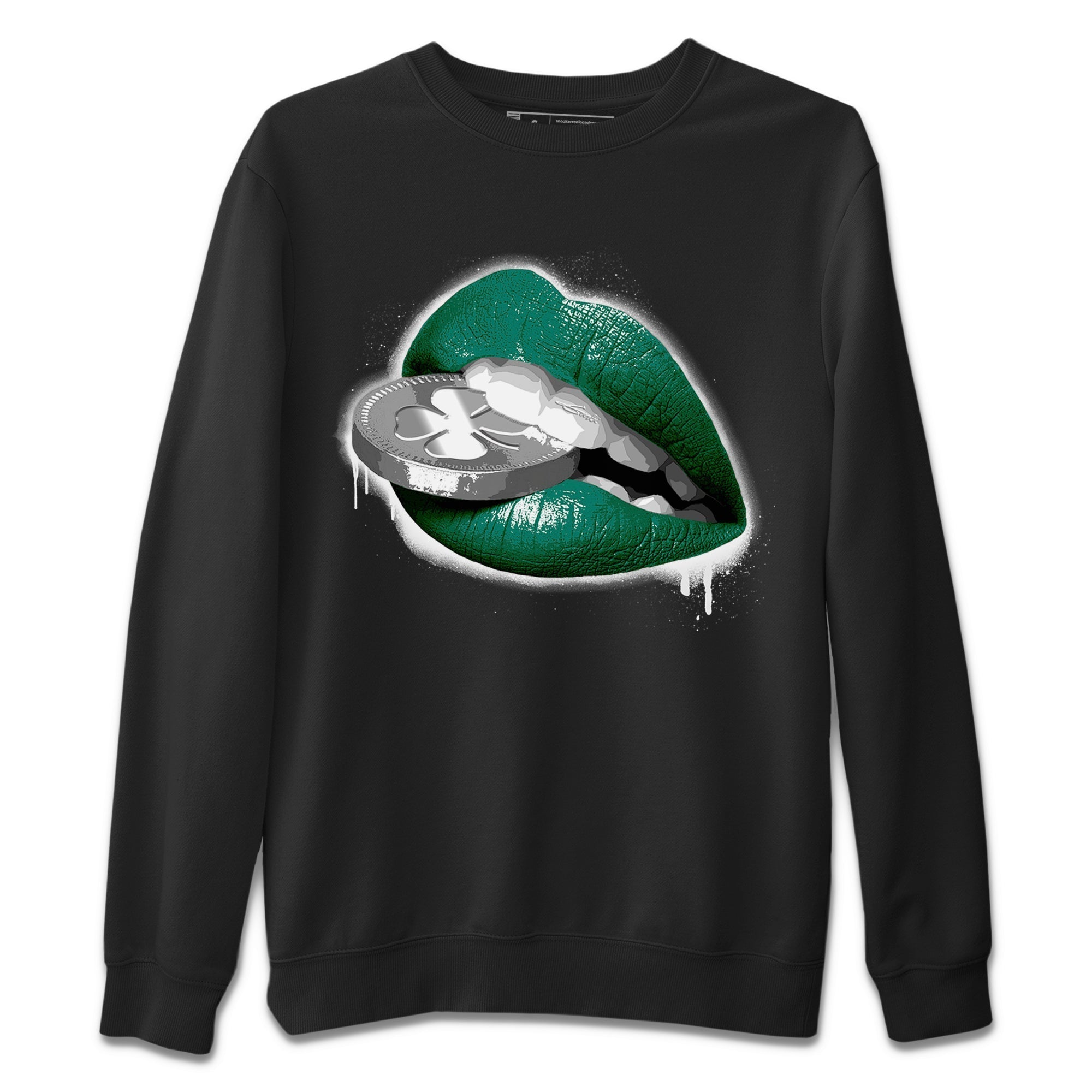 Lips Coin Unisex Tops - Air Jordan 1 Gorge Green