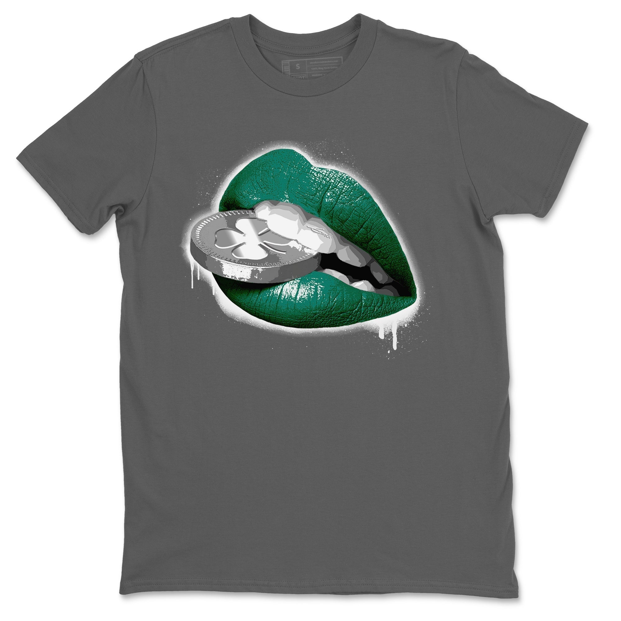 Lips Coin Unisex Tops - Air Jordan 1 Gorge Green