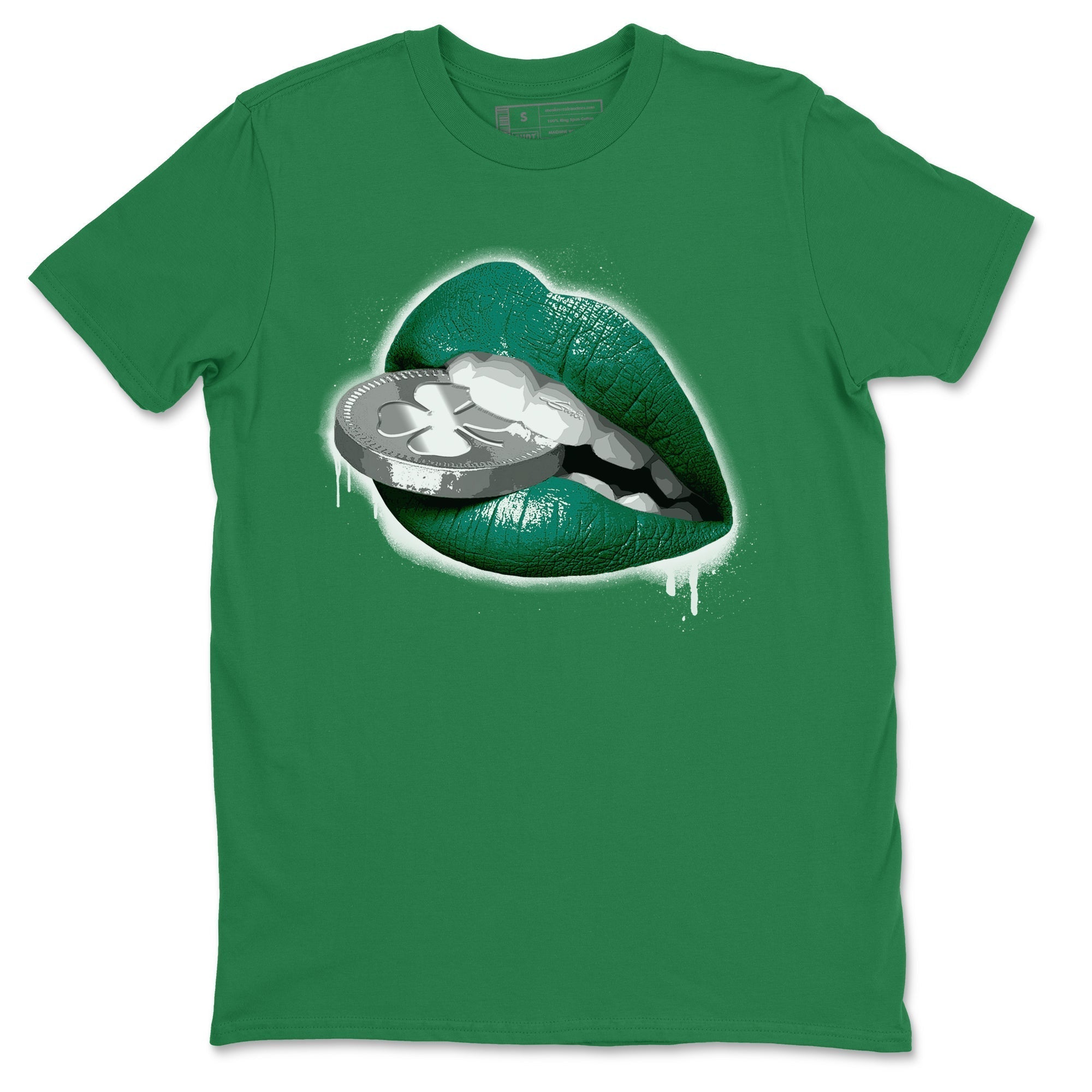 Lips Coin Unisex Tops - Air Jordan 1 Gorge Green