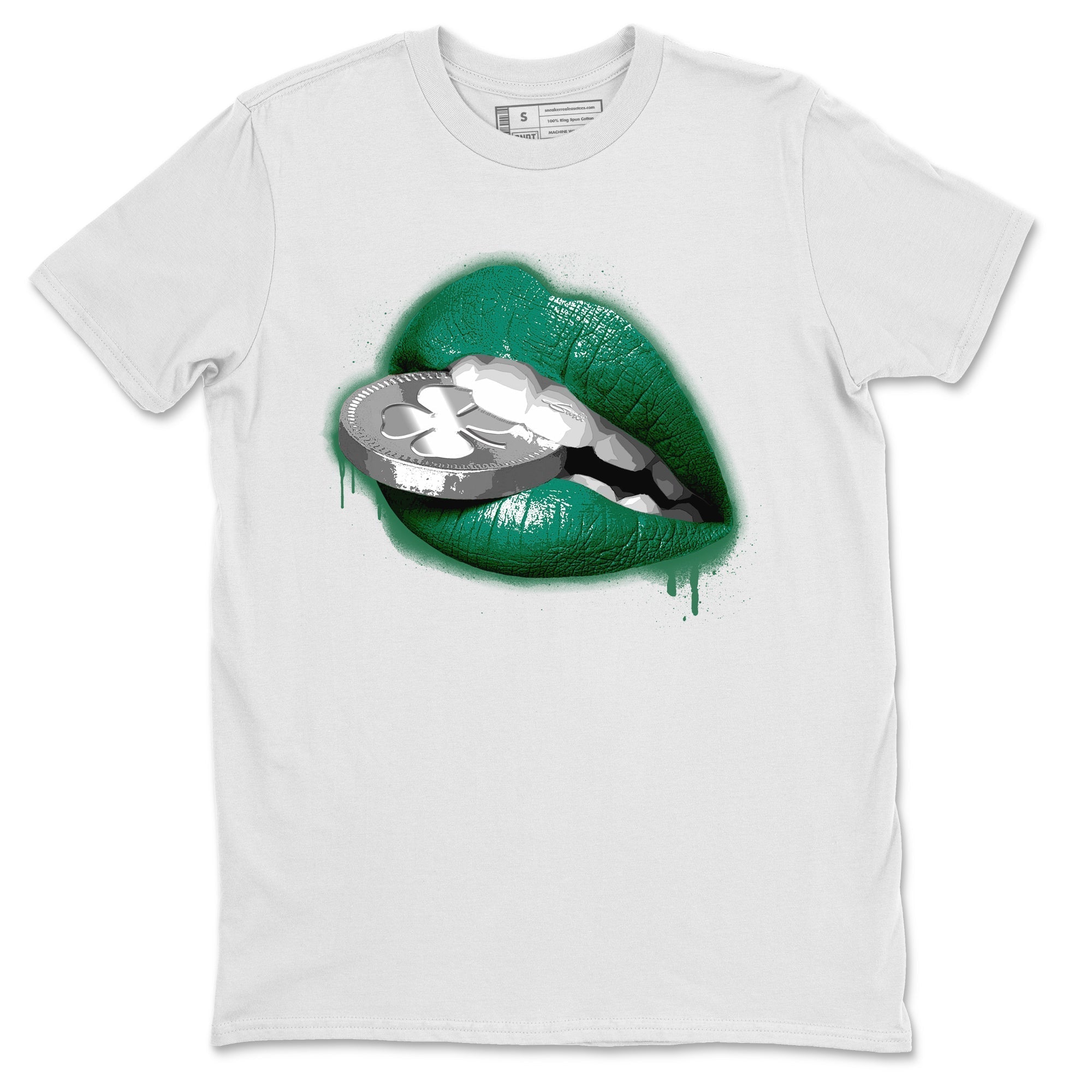 Lips Coin Unisex Tops - Air Jordan 1 Gorge Green