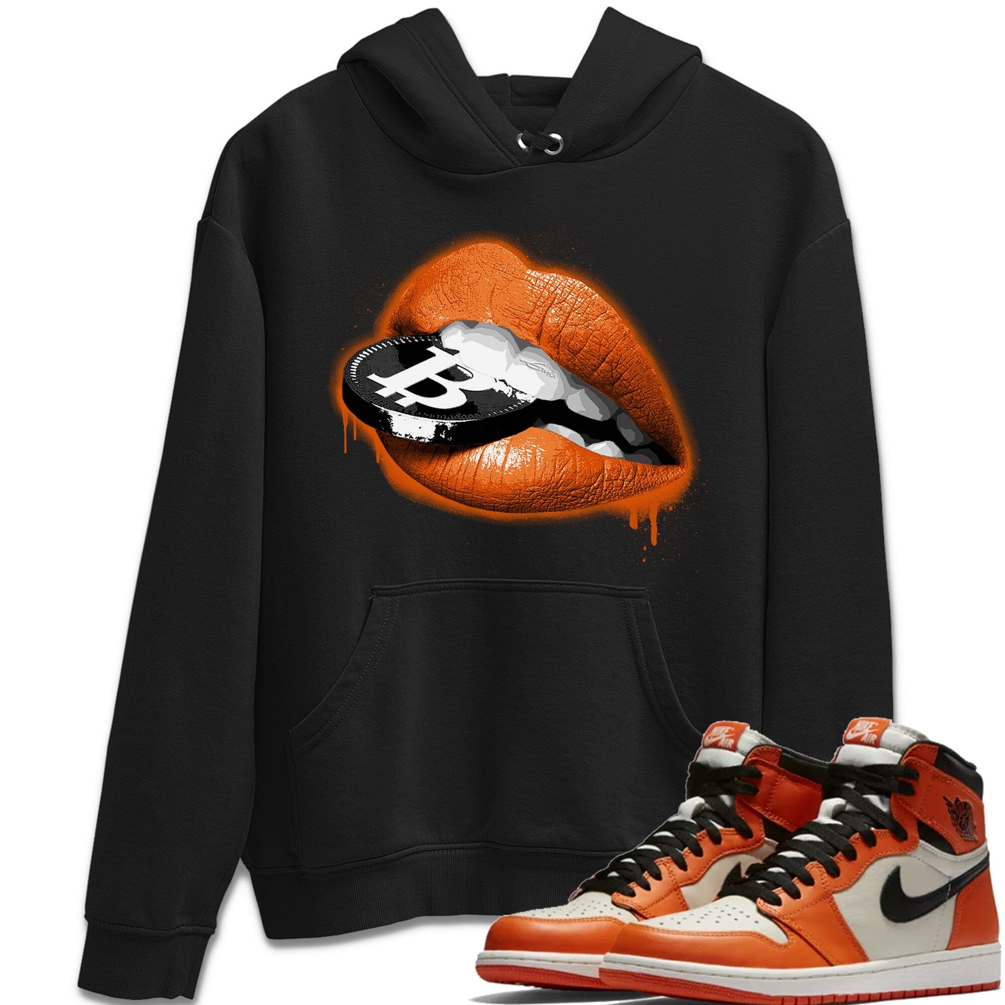 Lips Coin Unisex Tops - Air Jordan 1 Shattered Backboard Away