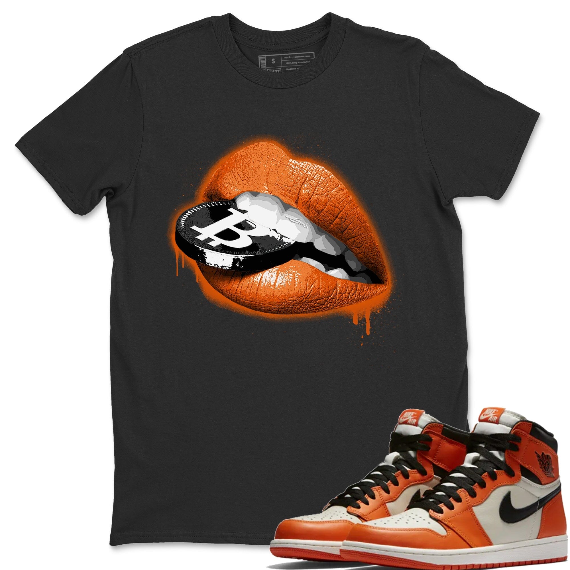 Lips Coin Unisex Tops - Air Jordan 1 Shattered Backboard Away