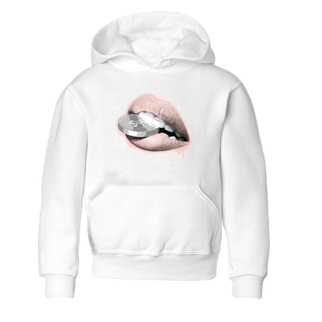 Lips Coin snkmatch Tees Kids - Air Jordan 11 Legend Pink