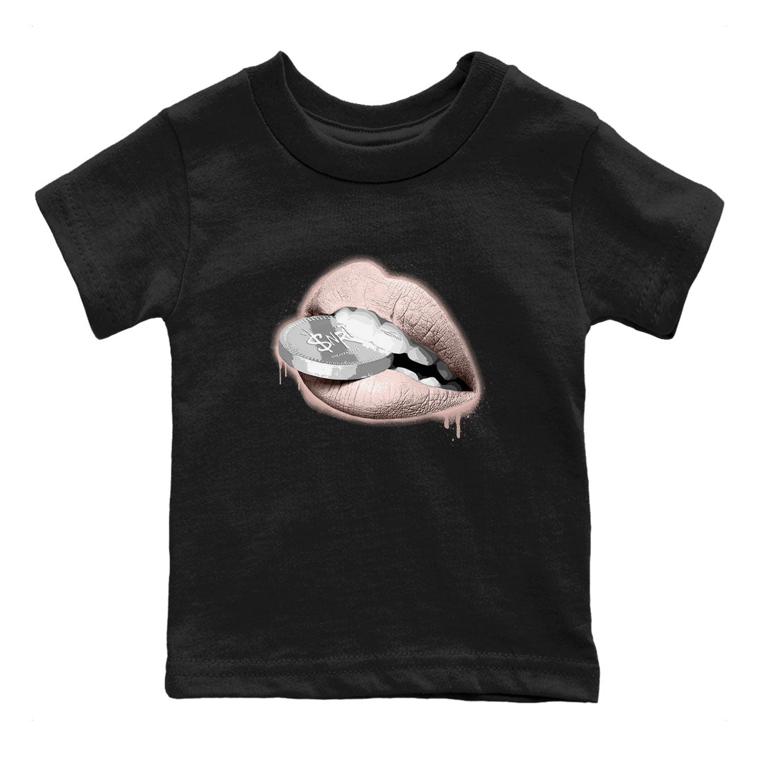 Lips Coin snkmatch Tees Kids - Air Jordan 11 Legend Pink