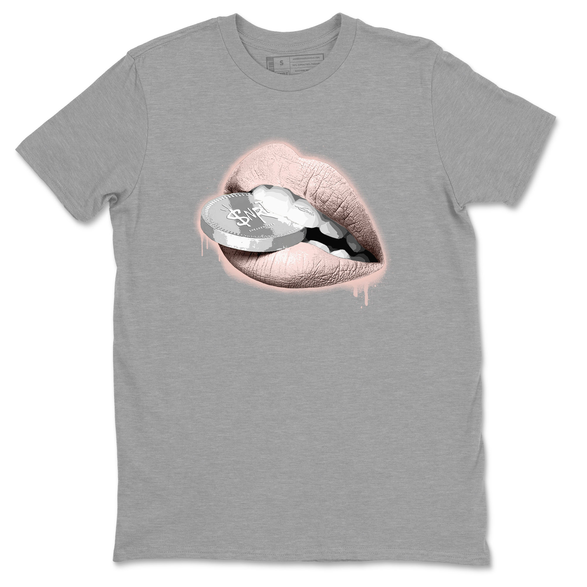 Lips Coin snkmatch Tees - Air Jordan 11 Legend Pink