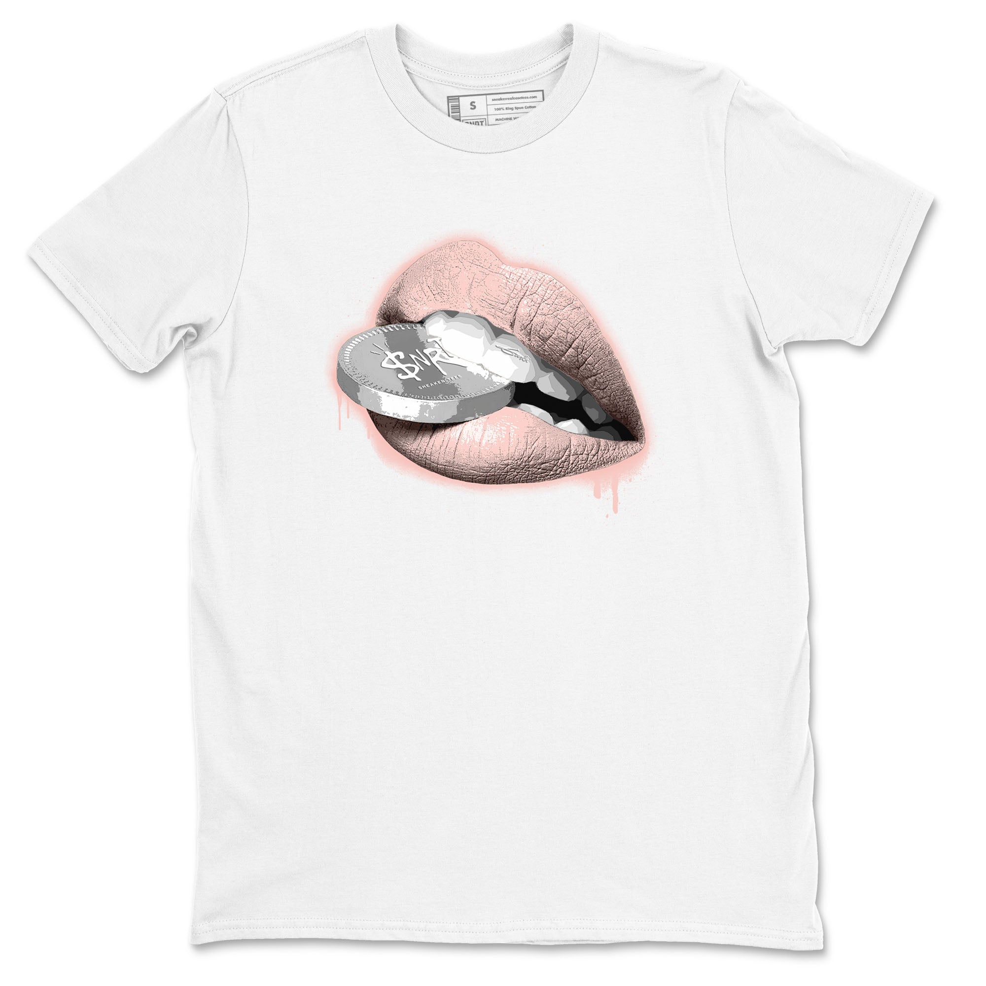 Lips Coin snkmatch Tees - Air Jordan 11 Legend Pink