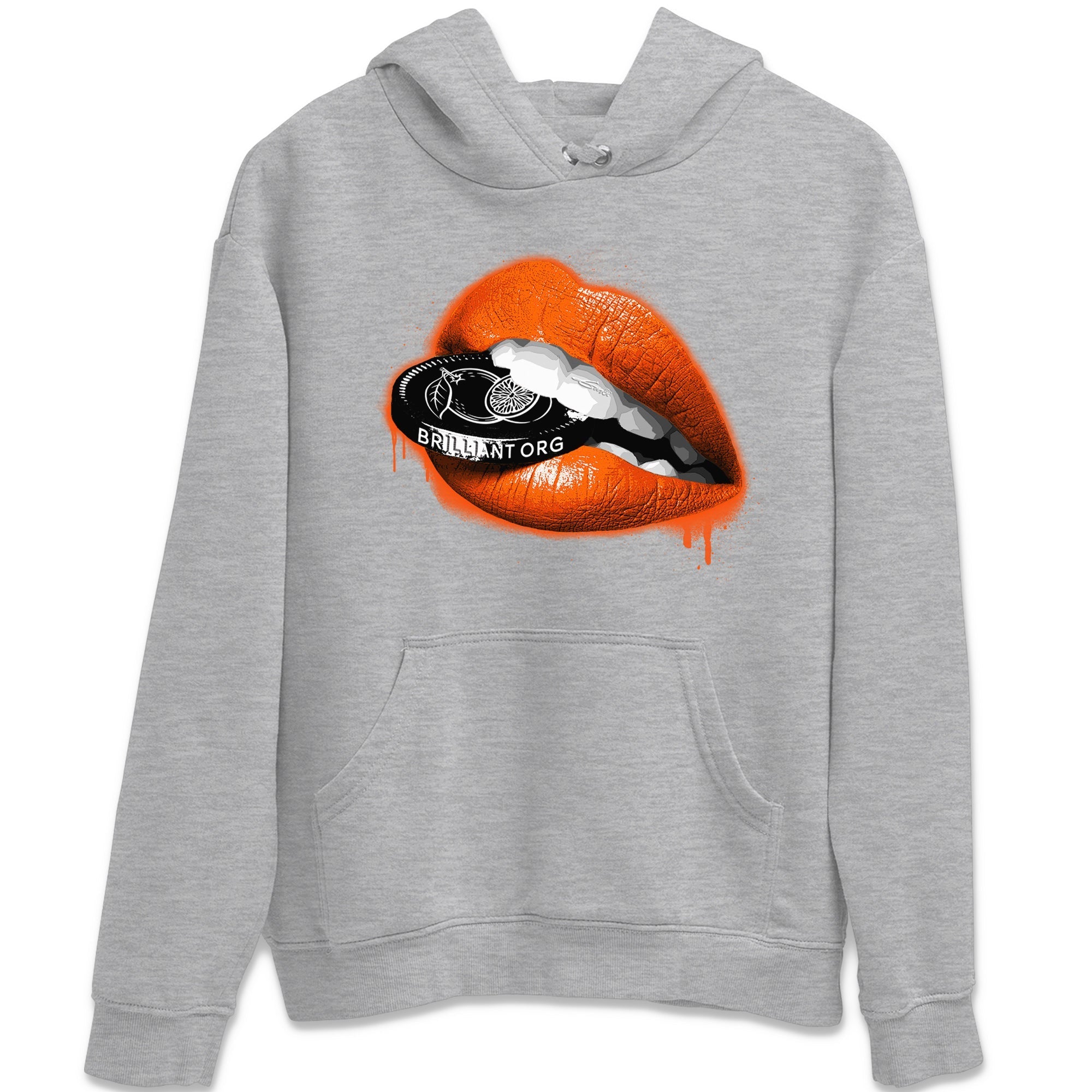 Lips Coin Unisex Tops - Air Jordan 12 Brilliant Orange