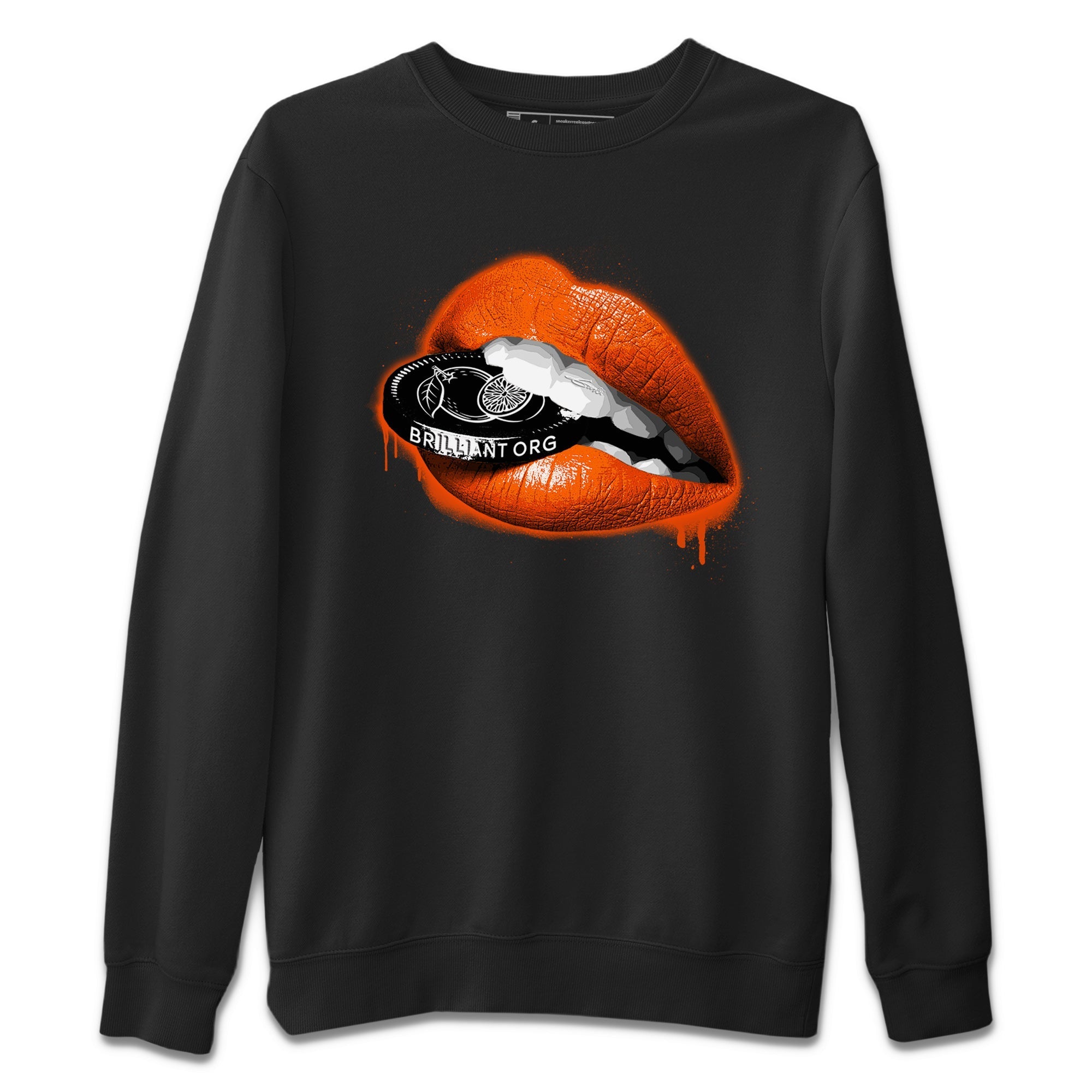 Lips Coin Unisex Tops - Air Jordan 12 Brilliant Orange