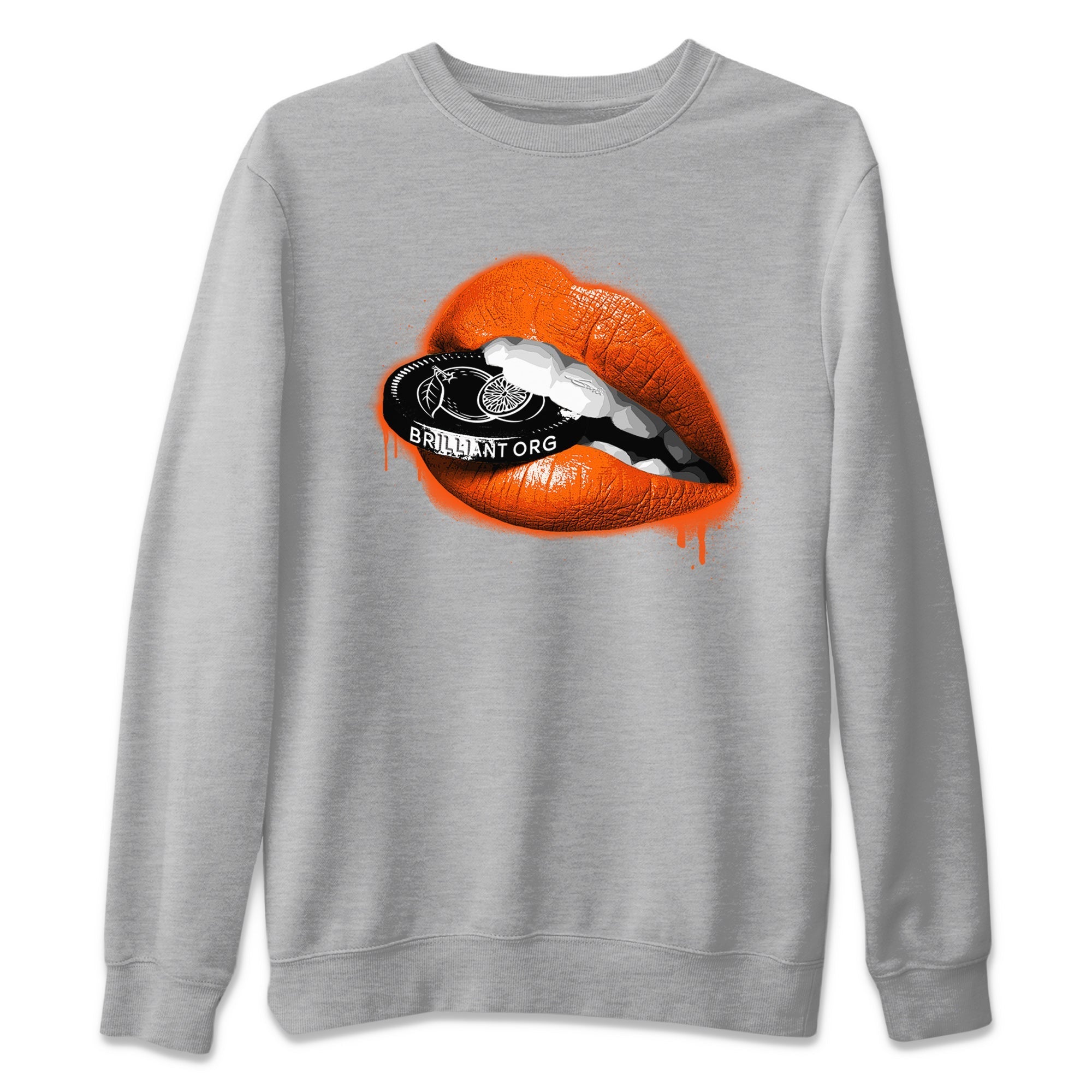 Lips Coin Unisex Tops - Air Jordan 12 Brilliant Orange