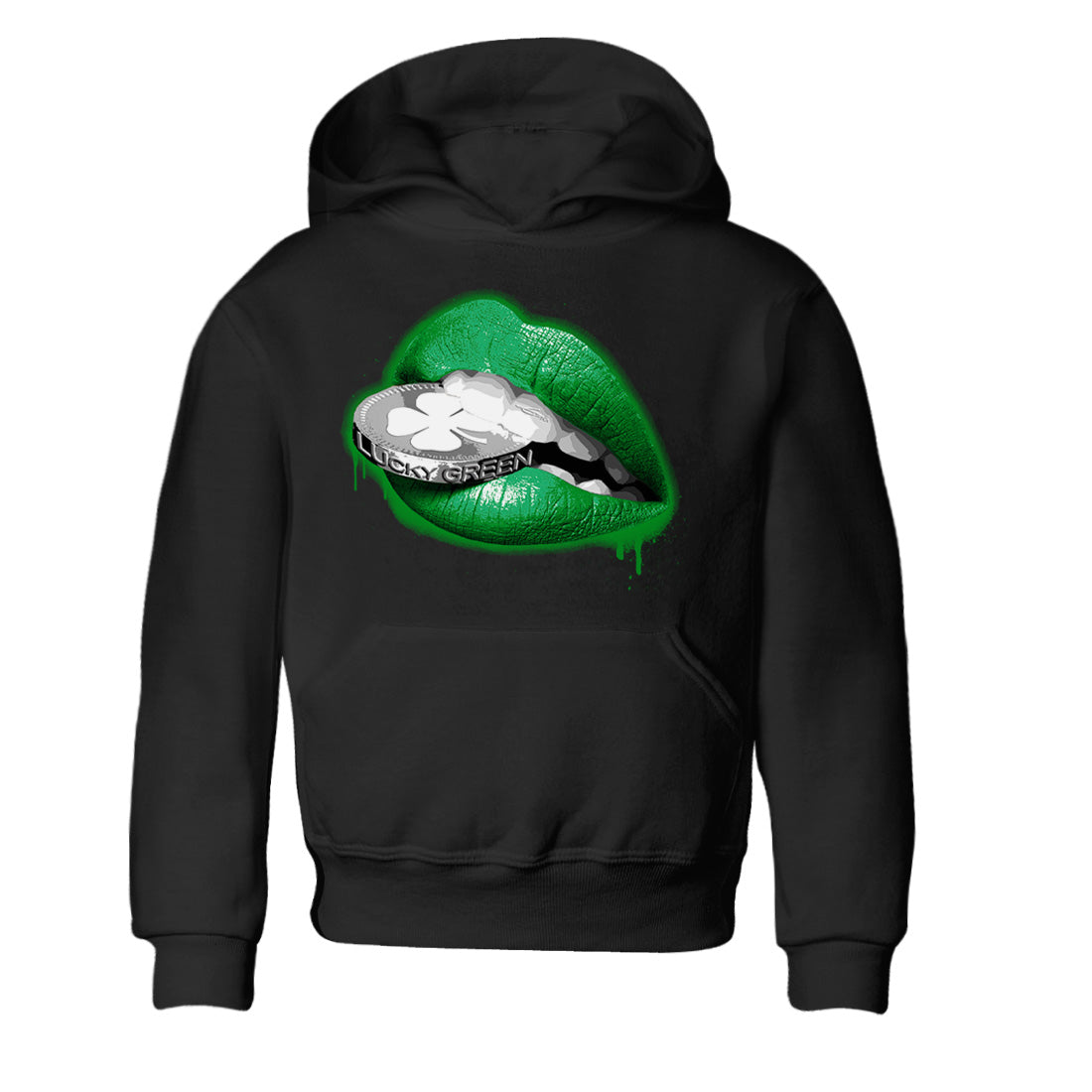 Lips Coin Kids Tops - Air Jordan 3 Lucky Green