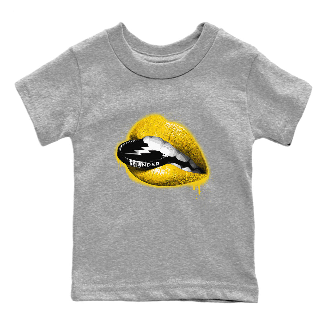 Lips Coin Kids Tops - Air Jordan 4 Thunder