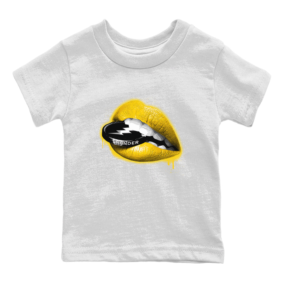 Lips Coin Kids Tops - Air Jordan 4 Thunder