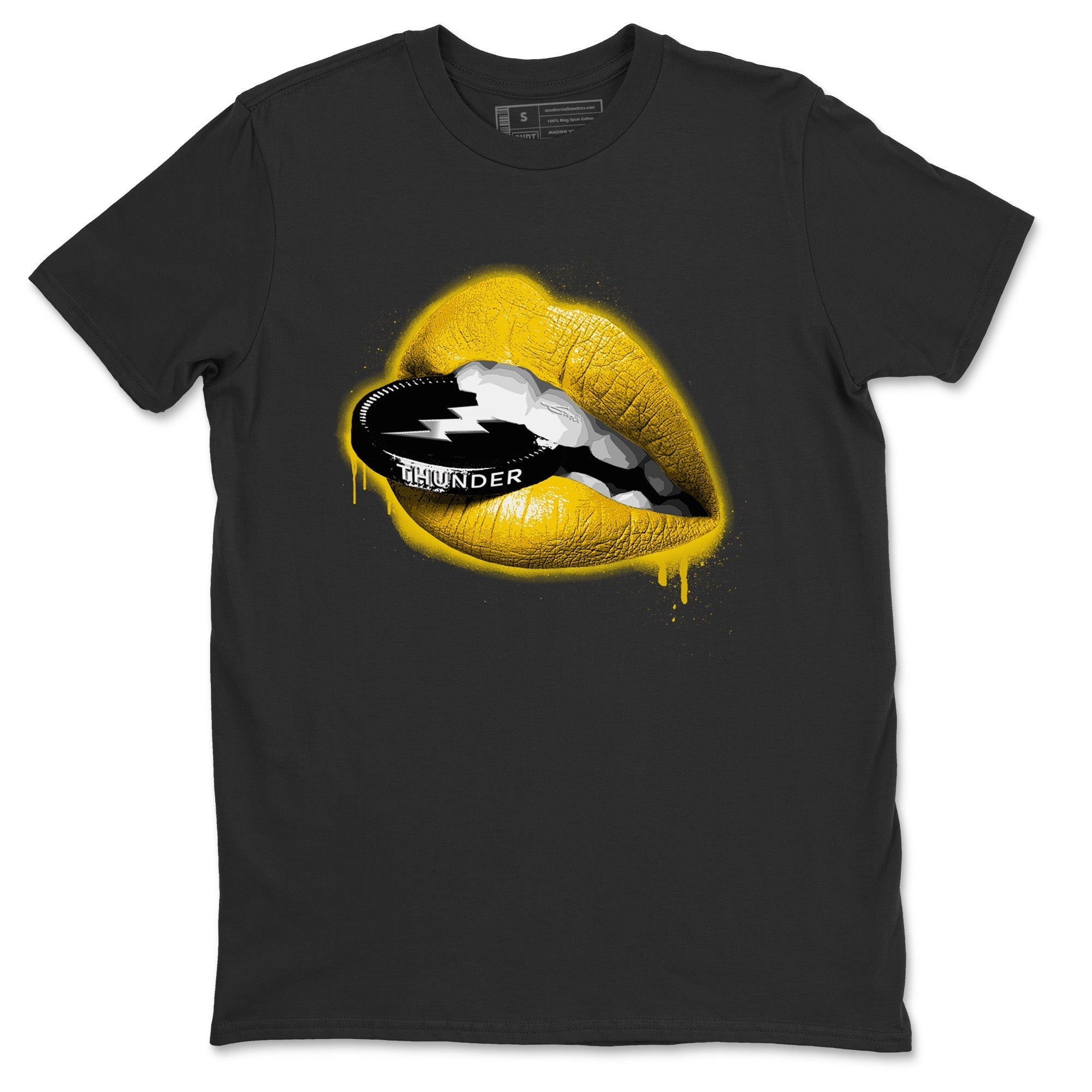 Lips Coin Unisex Tops - Air Jordan 4 Thunder