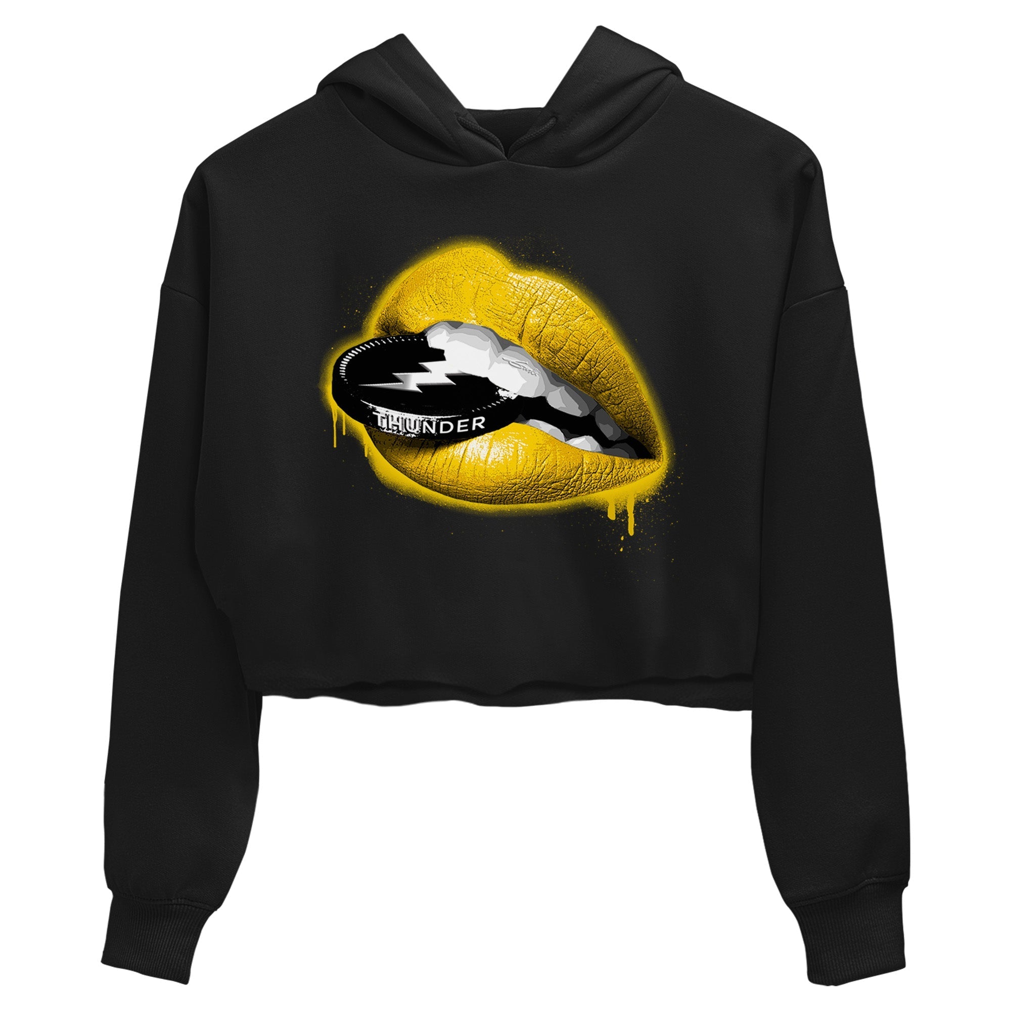 Lips Coin Women's Tops - Air Jordan 4 Thunder