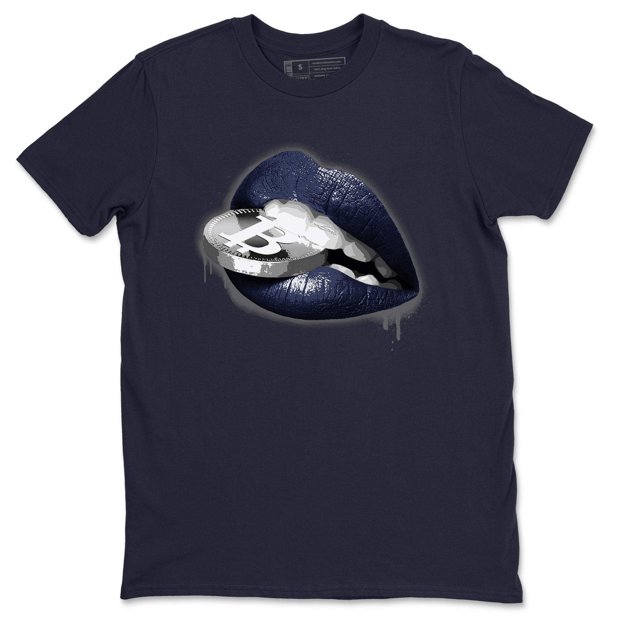 Lips Coin snkmatch Tee - Air Jordan 5 Georgetown