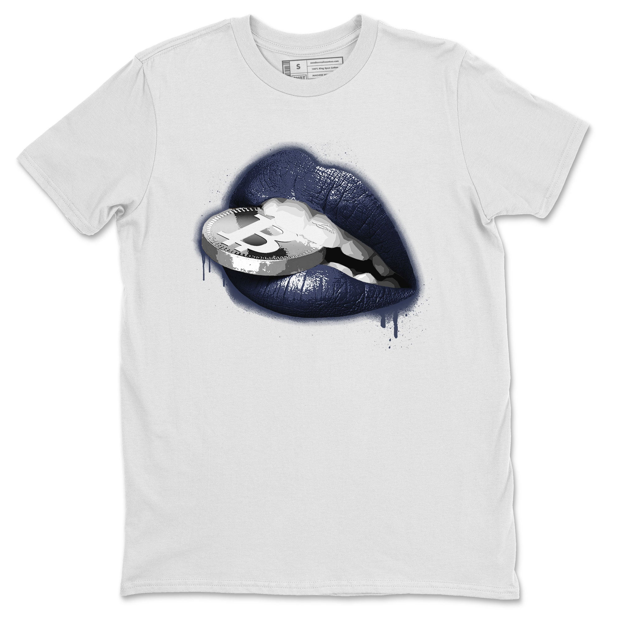 Lips Coin snkmatch Tee - Air Jordan 5 Georgetown